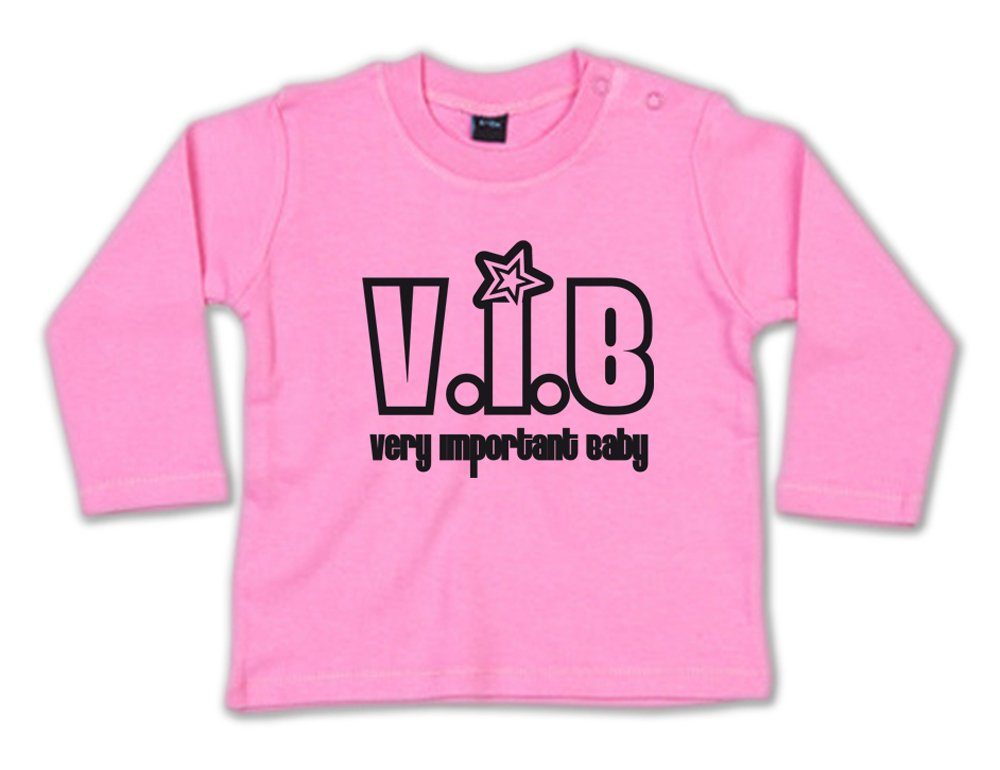 G-graphics Longsleeve V.I.B – very important Baby Baby Sweater, Baby Longsleeve T, mit Spruch / Sprüche, mit Print / Aufdruck, Geschenk zu jedem Anlass