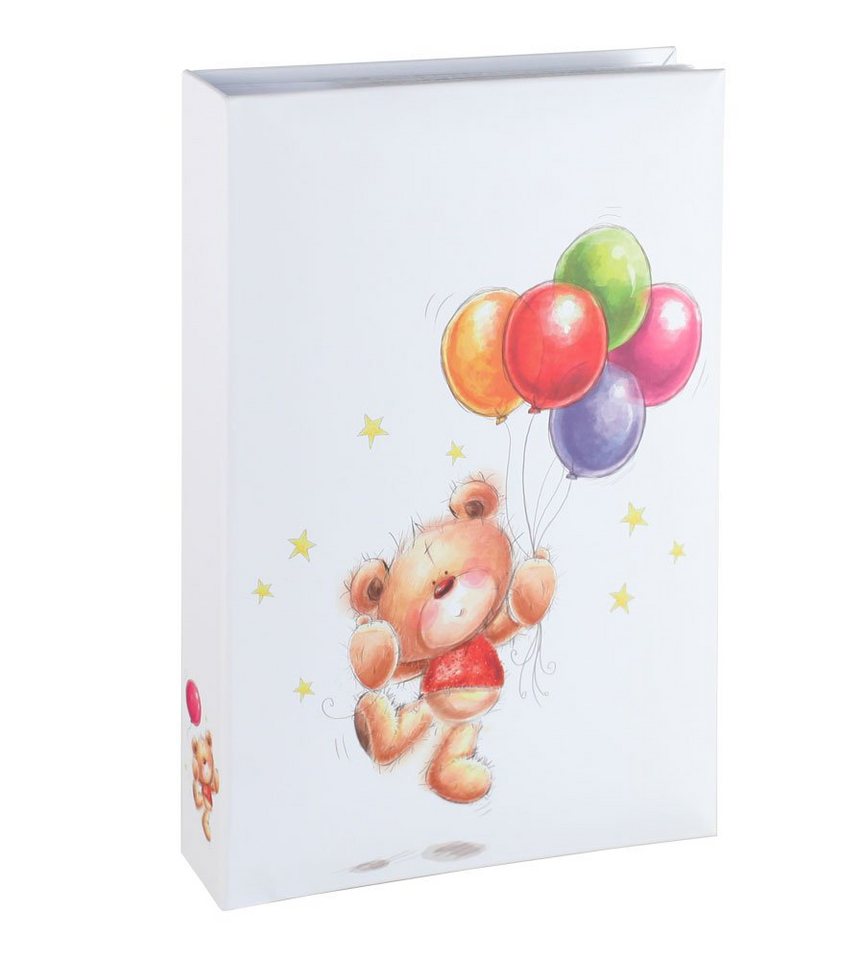 IDEAL TREND Fotoalbum Baby Bear Balloon Fotoalbum für 300 Fotos in 10x15 cm  Kinder Memoalbum Foto Album