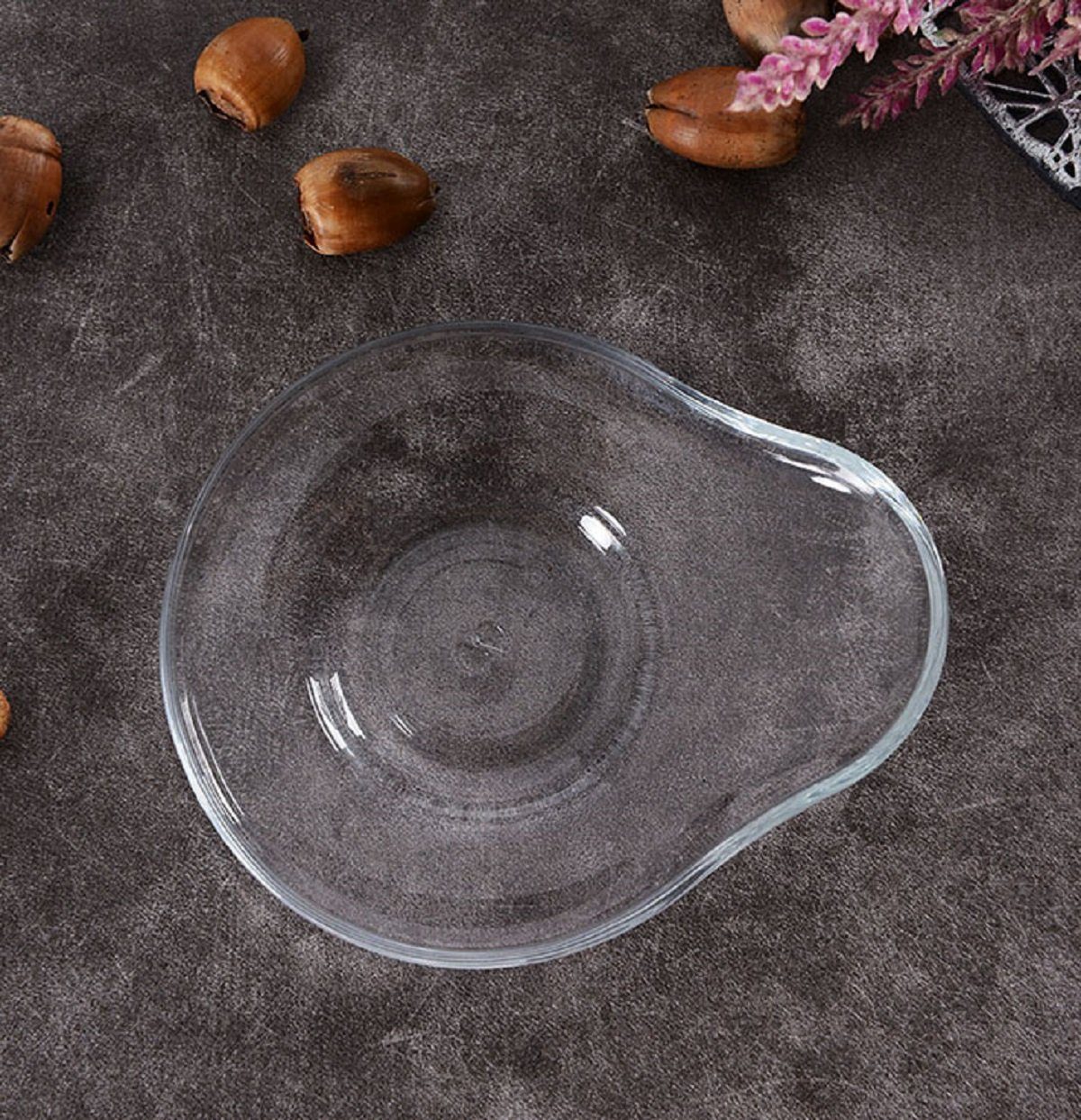 Pasabahce Untertasse Badem Untertassen-Set 6 tlg. aus hochwertigem Glas, (6 St)