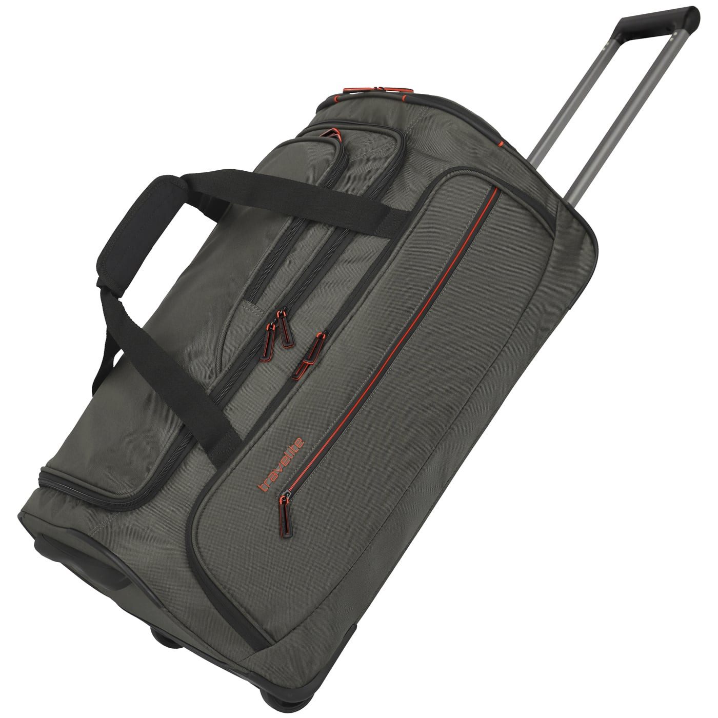 travelite Reisetasche Travelite Reisetasche mit Rollen Crosslite 5.0 M 71l oliv