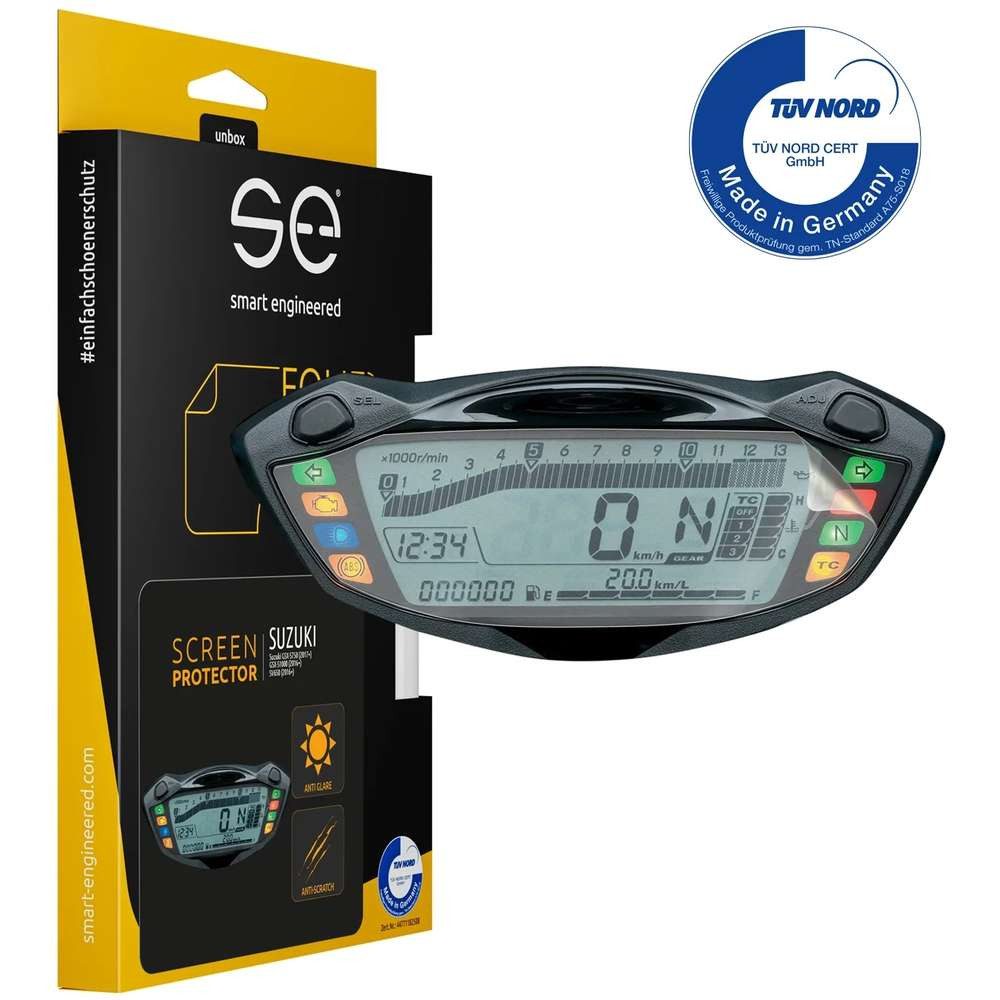 smart engineered Displayschutzfolie se 3D Cockpit Schutzfolie klar & entspiegelt (VPE 2) Suzuki GSX-S750