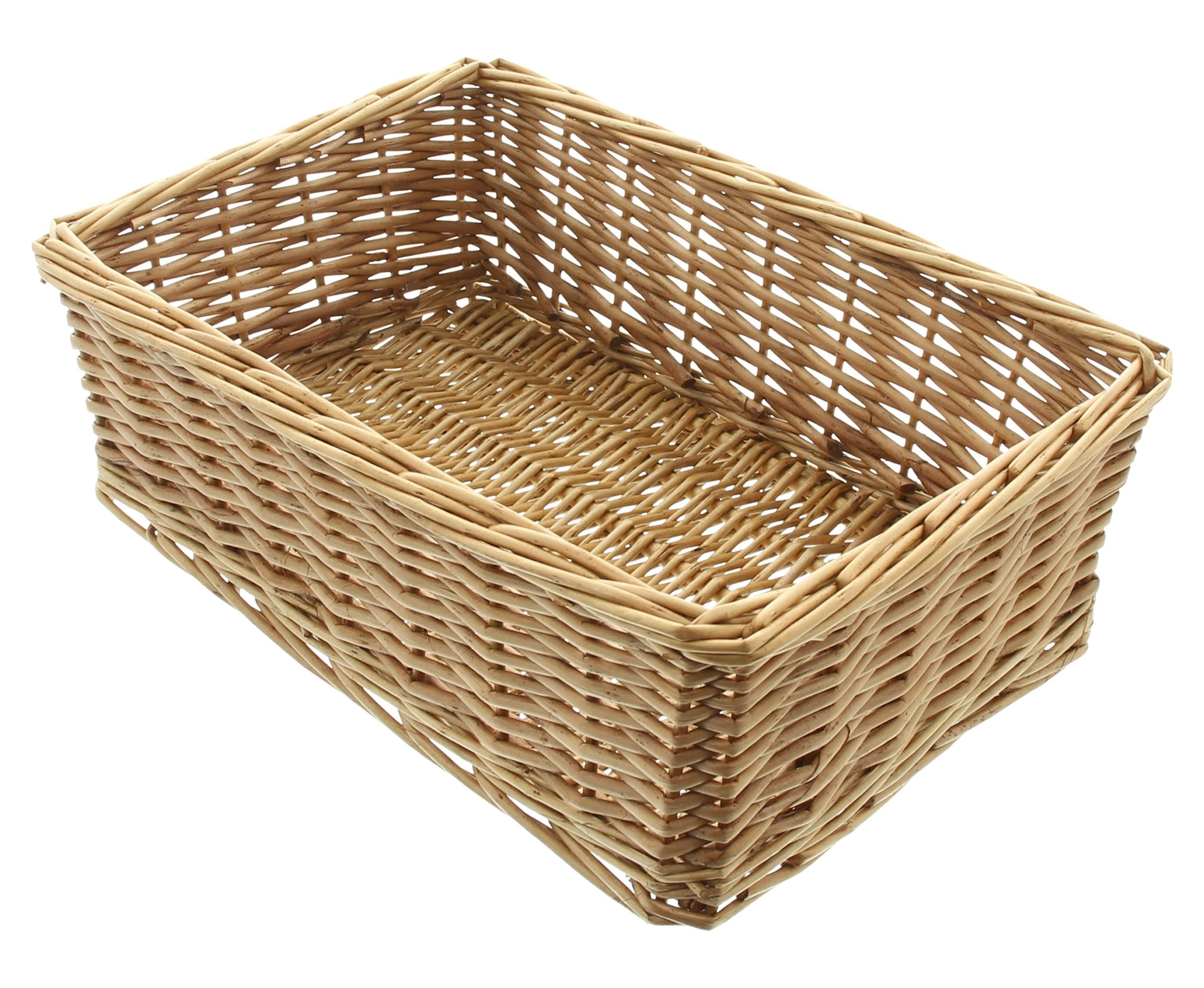 Allzweckkorb Regalkorb Natur Vollweide 30x20x10cm