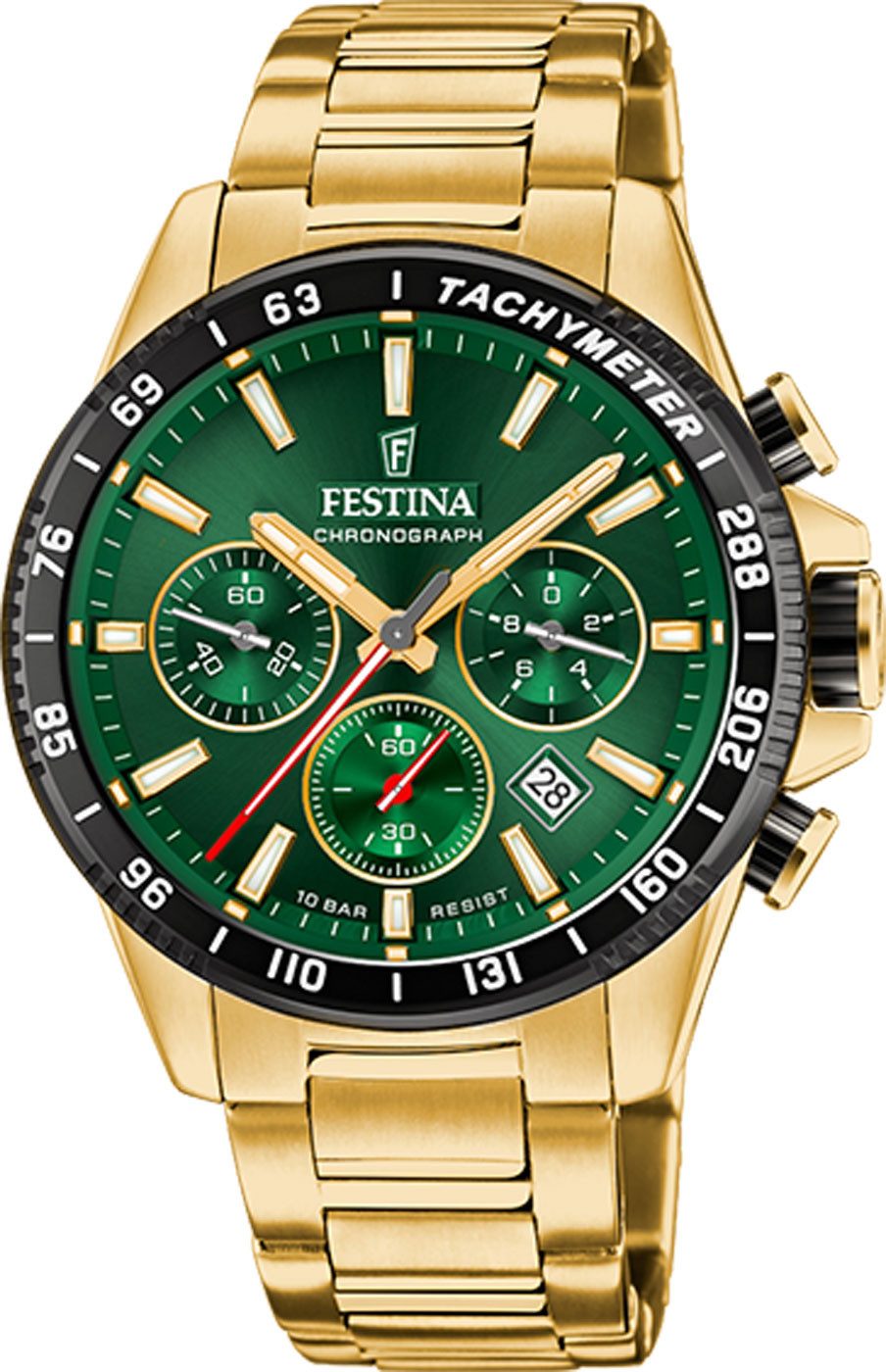 Festina Quarzuhr Herrenchronograph mit Edelstahlgehäuse - Festina Modell: 2 günstig online kaufen