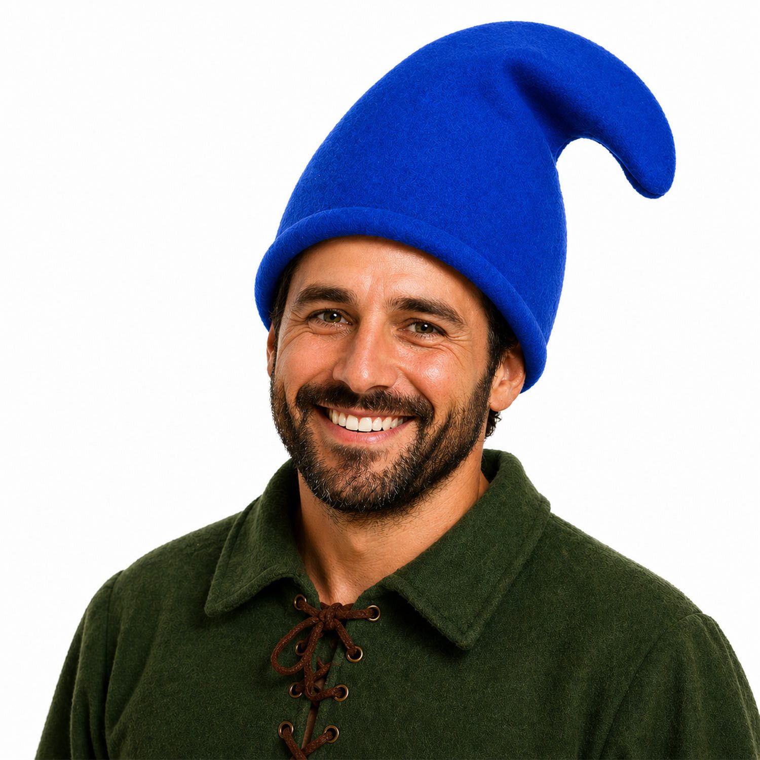 Das Kostümland Kostüm Zwergenmütze für Erwachsene, Blau