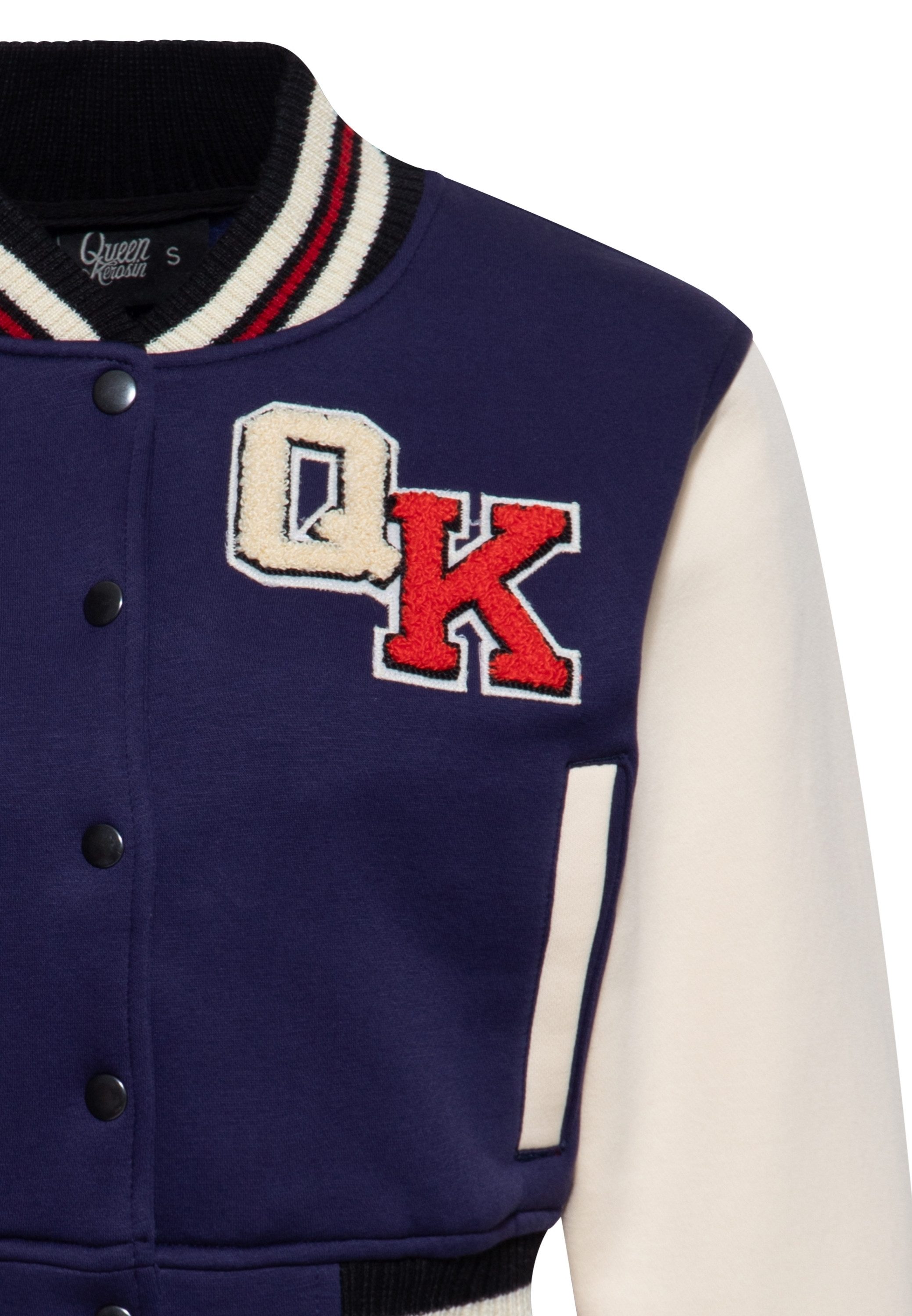 QueenKerosin Collegejacke Wild Rebel (1-St) Cropped
