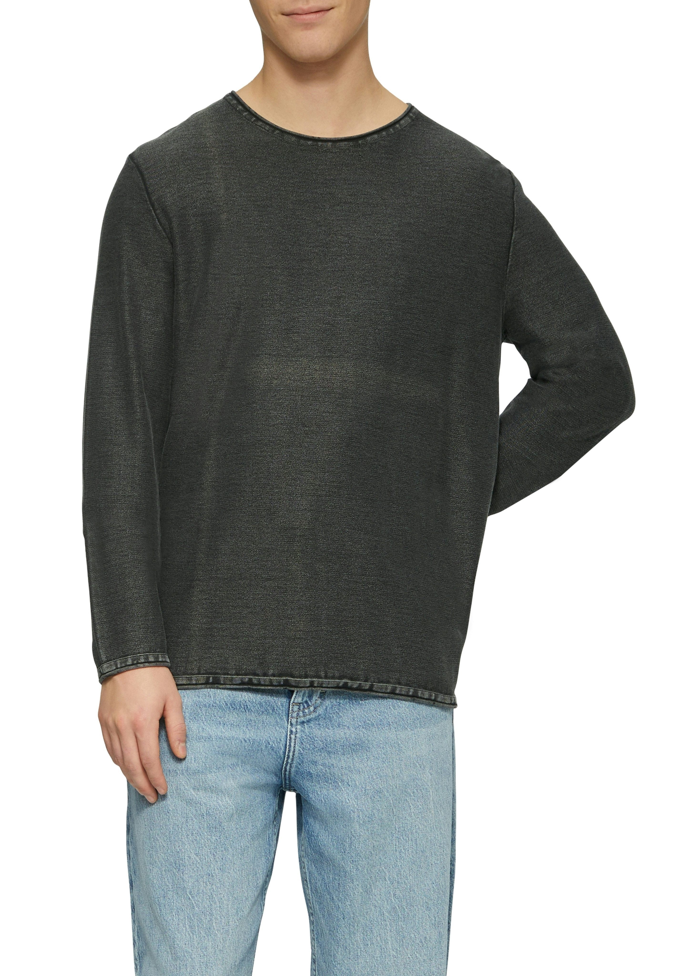 QS Strickpullover mit Rollkante