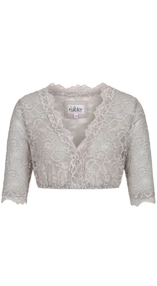 Nübler Dirndlbluse Dirndlbluse 3/4 Arm Laura in Silber von Nübler günstig online kaufen
