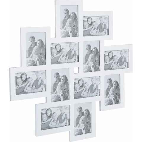 my home Bilderrahmen Collage Family, weiß, Fotorahmen, Bildformat 10x15 cm