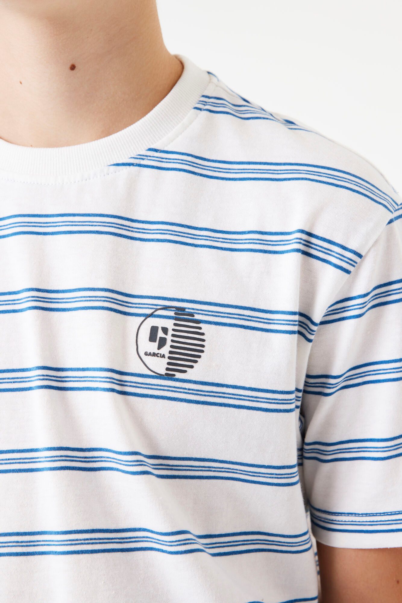 Garcia T-Shirt mit Logo Stickerei for günstig online kaufen