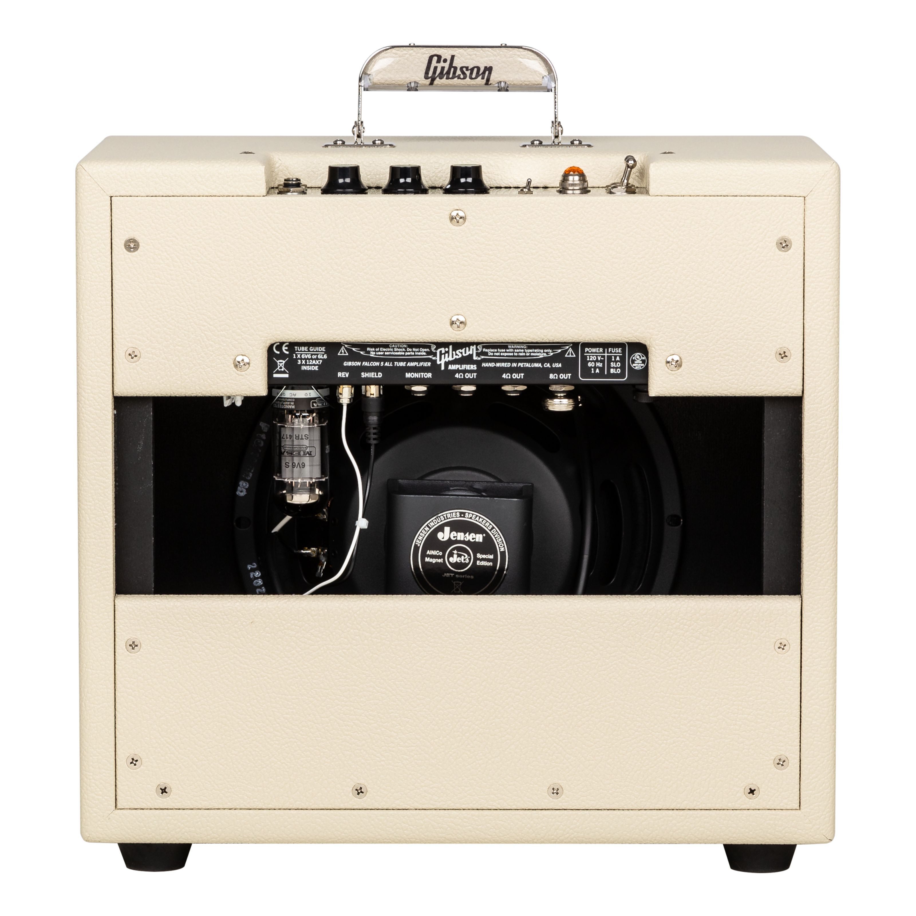 Gibson Verstärker (Falcon 5 1x10" Combo Cream Bronco, Oxblood Grille - Röhrenverstärker)