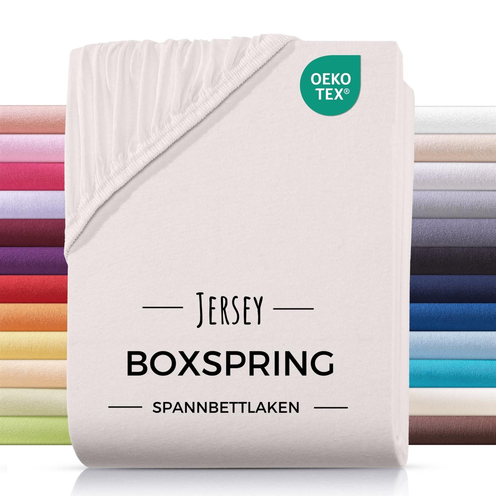 Carpe Sonno Spannbettlaken Boxspringbett Wasserbett Jersey 180x200 180x220 günstig online kaufen