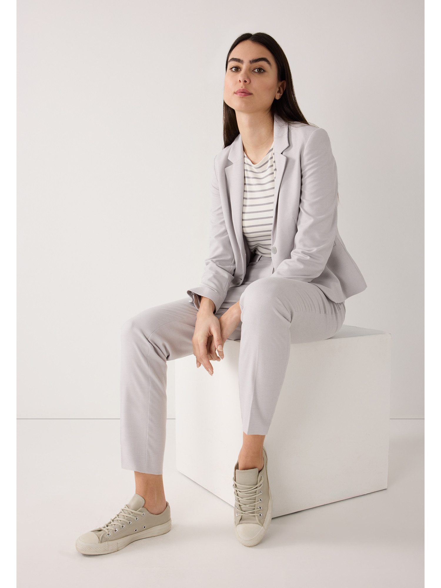MORE&MORE Jackenblazer strukturierter Kurzblazer