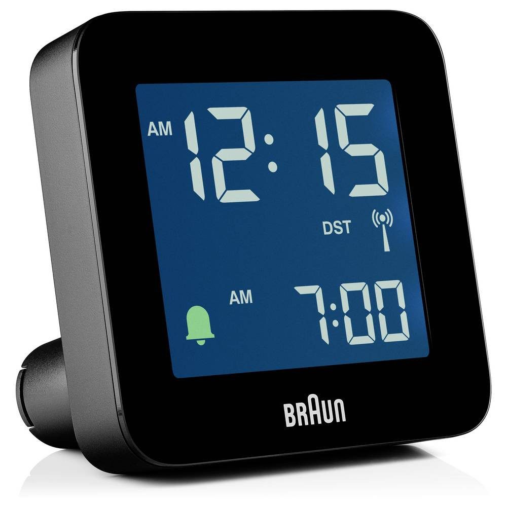 Braun Wecker BC09B-DCF Wecker Schwarz Alarmzeiten 1 Zweizeilig