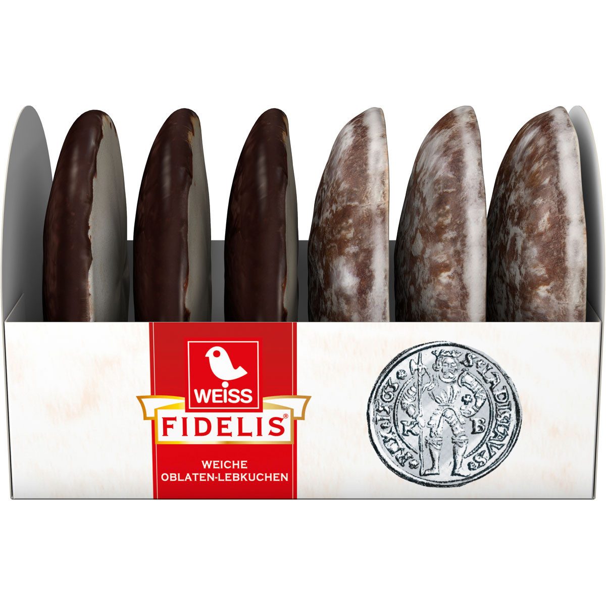 WEISS Süßigkeit, Weiss Fidelis Oblatenlebkuchen 2 verschiedene Sorten Lebkuchen 200g
