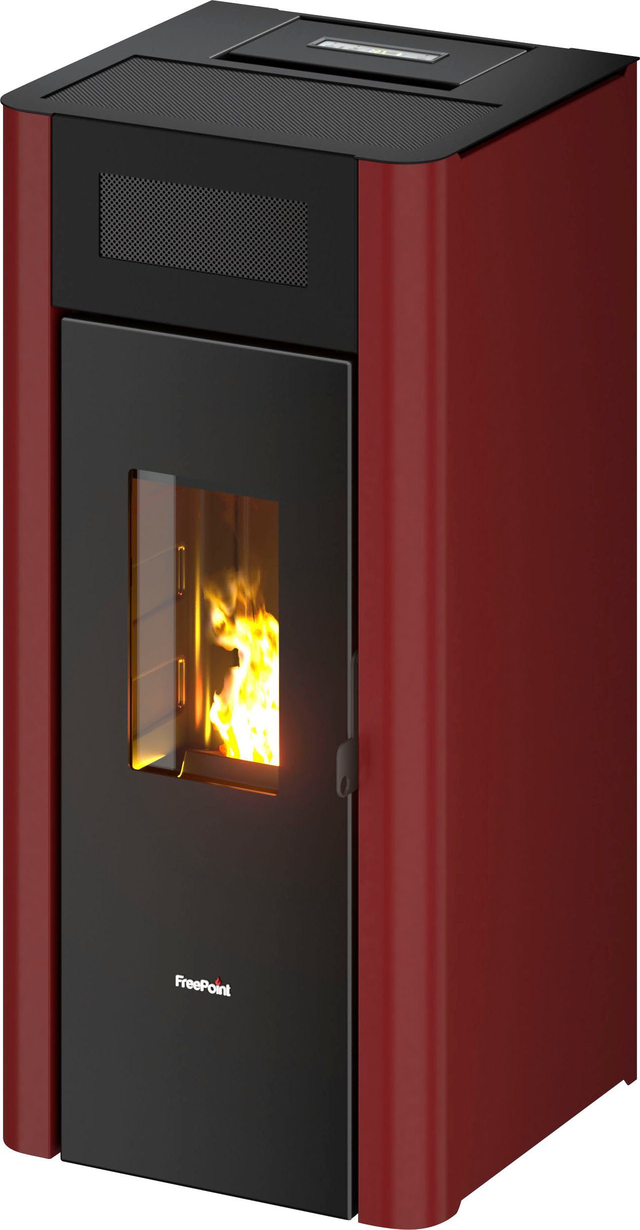 Freepoint Pelletofen Amaranto 9, 9,5 kW, Zeitbrand