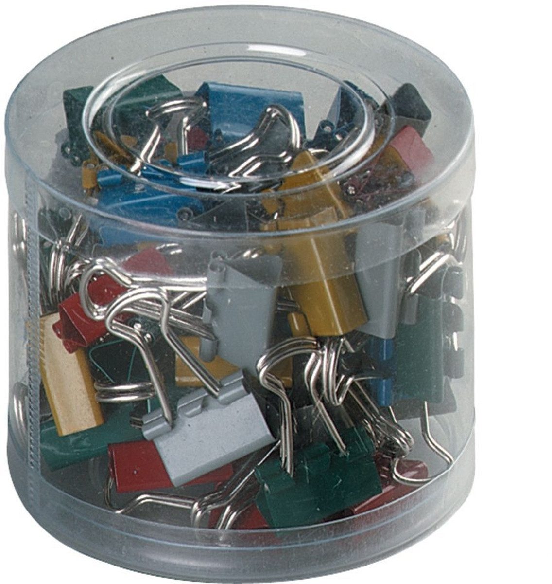 ALCO Büroklammer Foldbackklammer Metall vernickelt 15mm sortiert VE=60 Stück