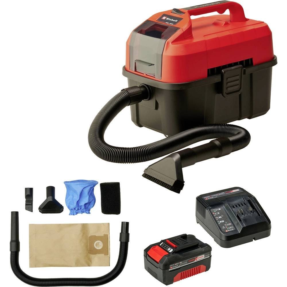 Einhell Nass-Trocken-Sauger Power X-Change Akku-Nass-Trockensauger TE-VC 18/10 Li-Solo