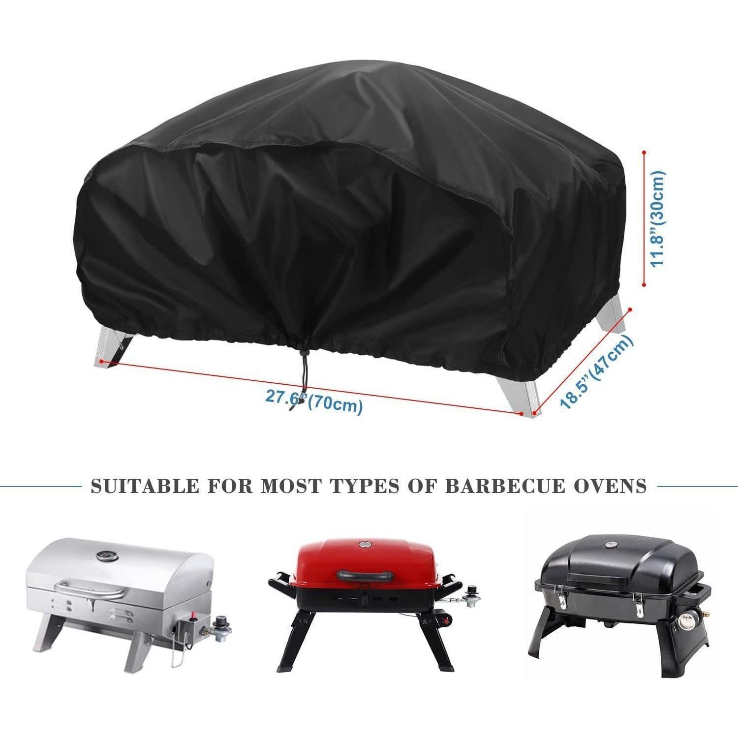 LuxusKollektion Grillabdeckhaube Grill Abdeckhaube für Weber Q100/Q120/Q1000/Q1200/Q1400 Gasgrill