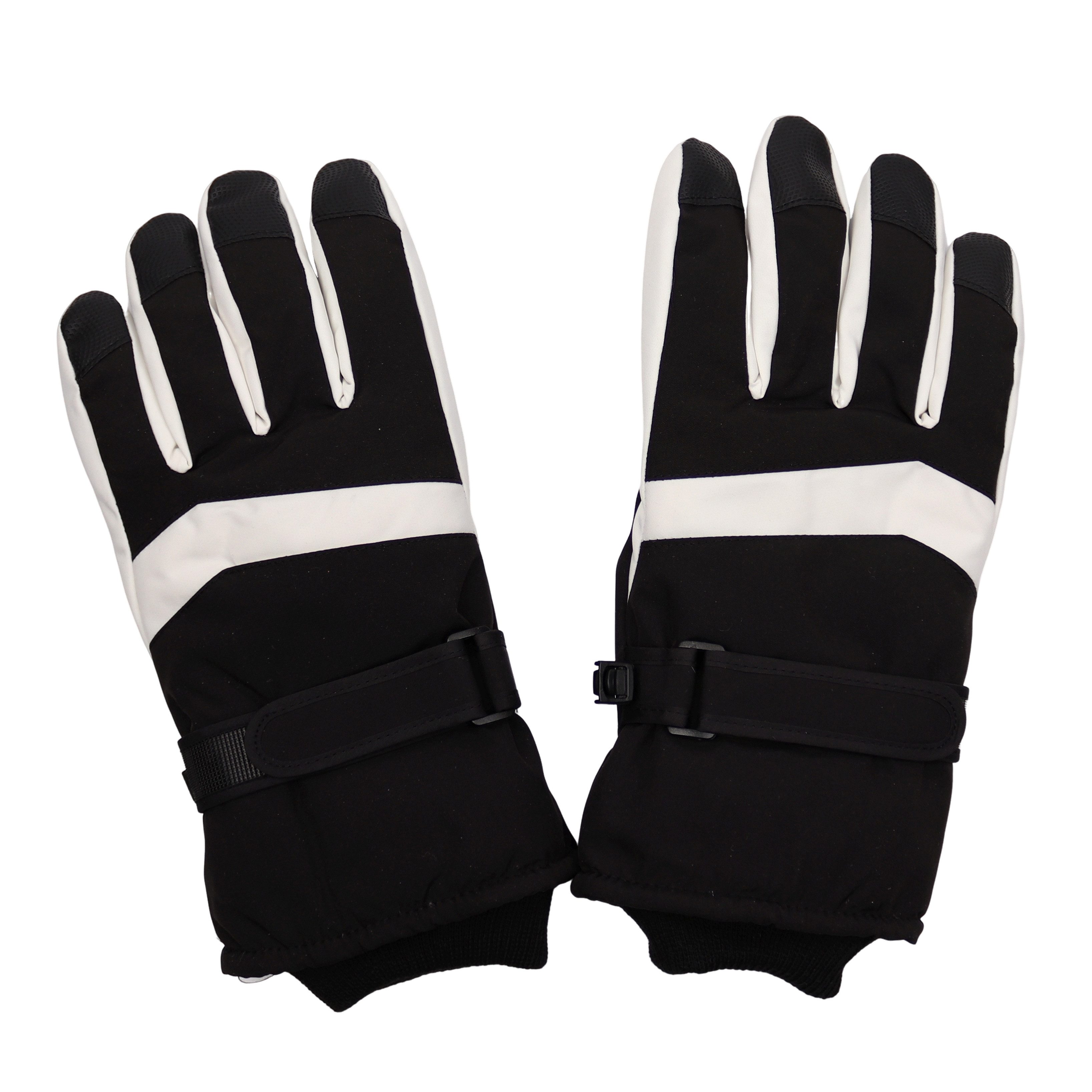 MIRROSI Skihandschuhe Herren Thermo Handschuhe, wasserdicht dick gefüttert, warm und weich