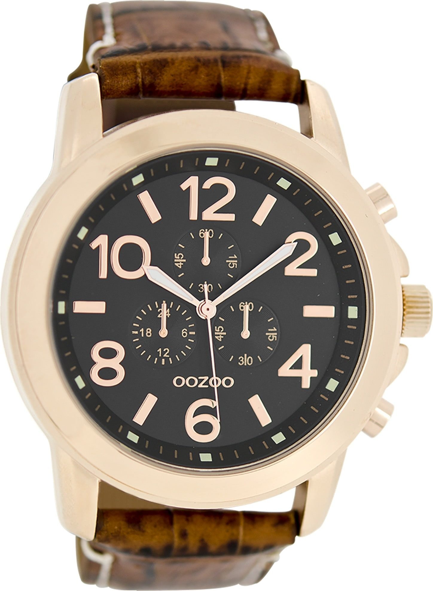 Quarzuhr Oozoo Damen Armbanduhr blau Analog