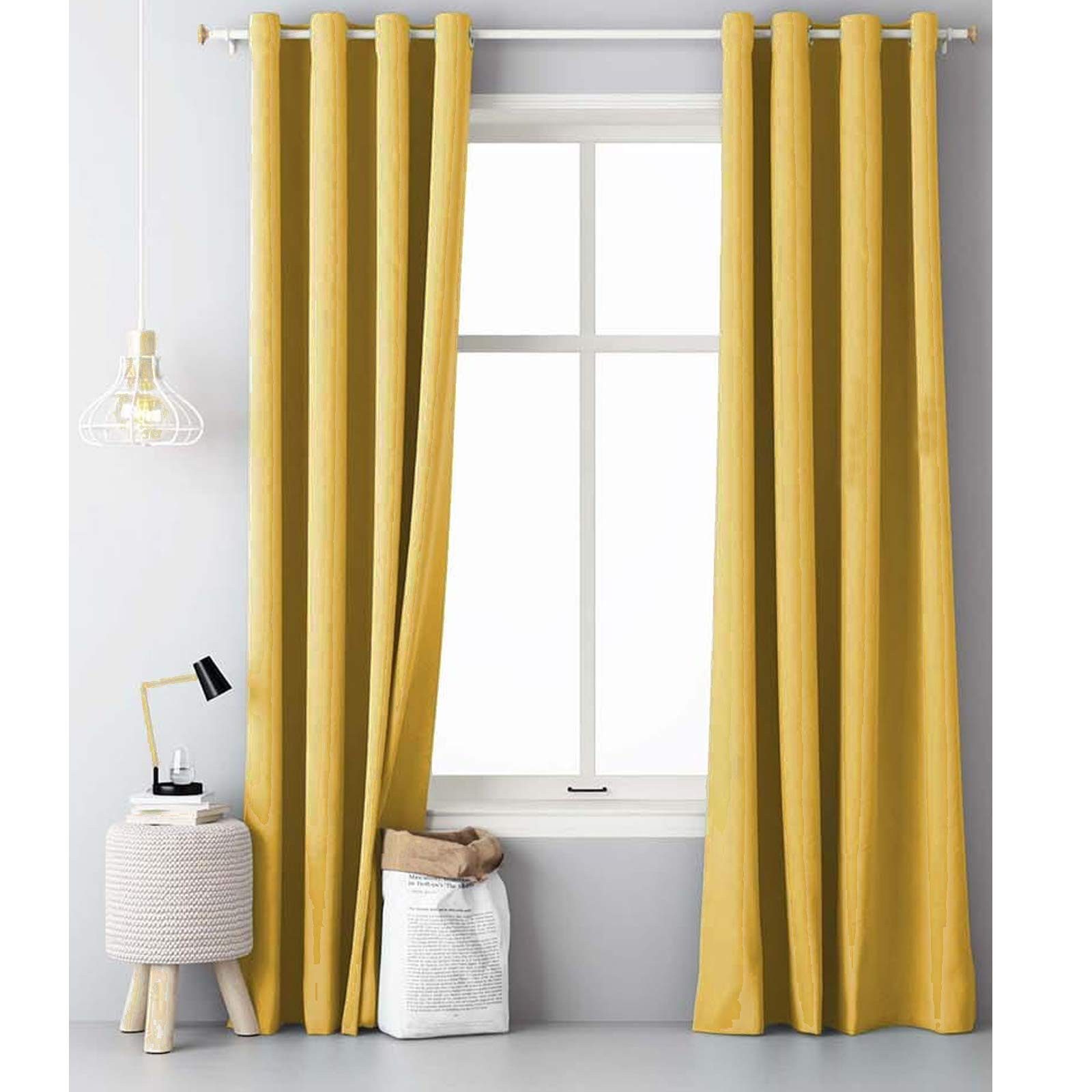 Gardine JEMIDI Verdunkelungsvorhang 140x250 cm mit Ösen, Polyester