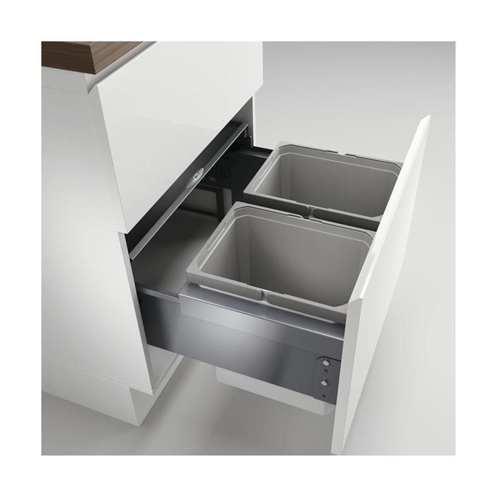 Naber Einbaumülleimer Cox® Base 360 K/600-2, Abfallsammler für Frontauszüge