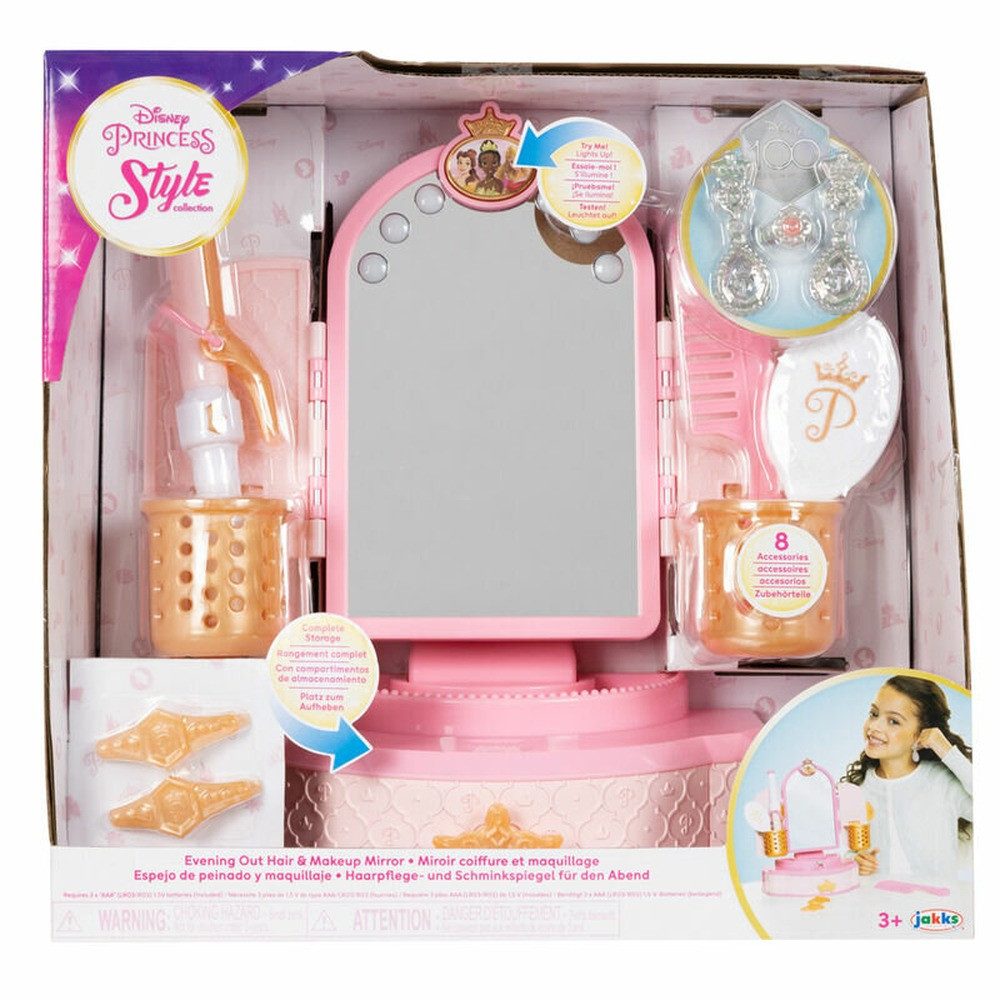 Jakks Pacific Spielzeug-Frisierkoffer Disney Princess - Style Collection Moderner Makeup-Spiegel (228784)