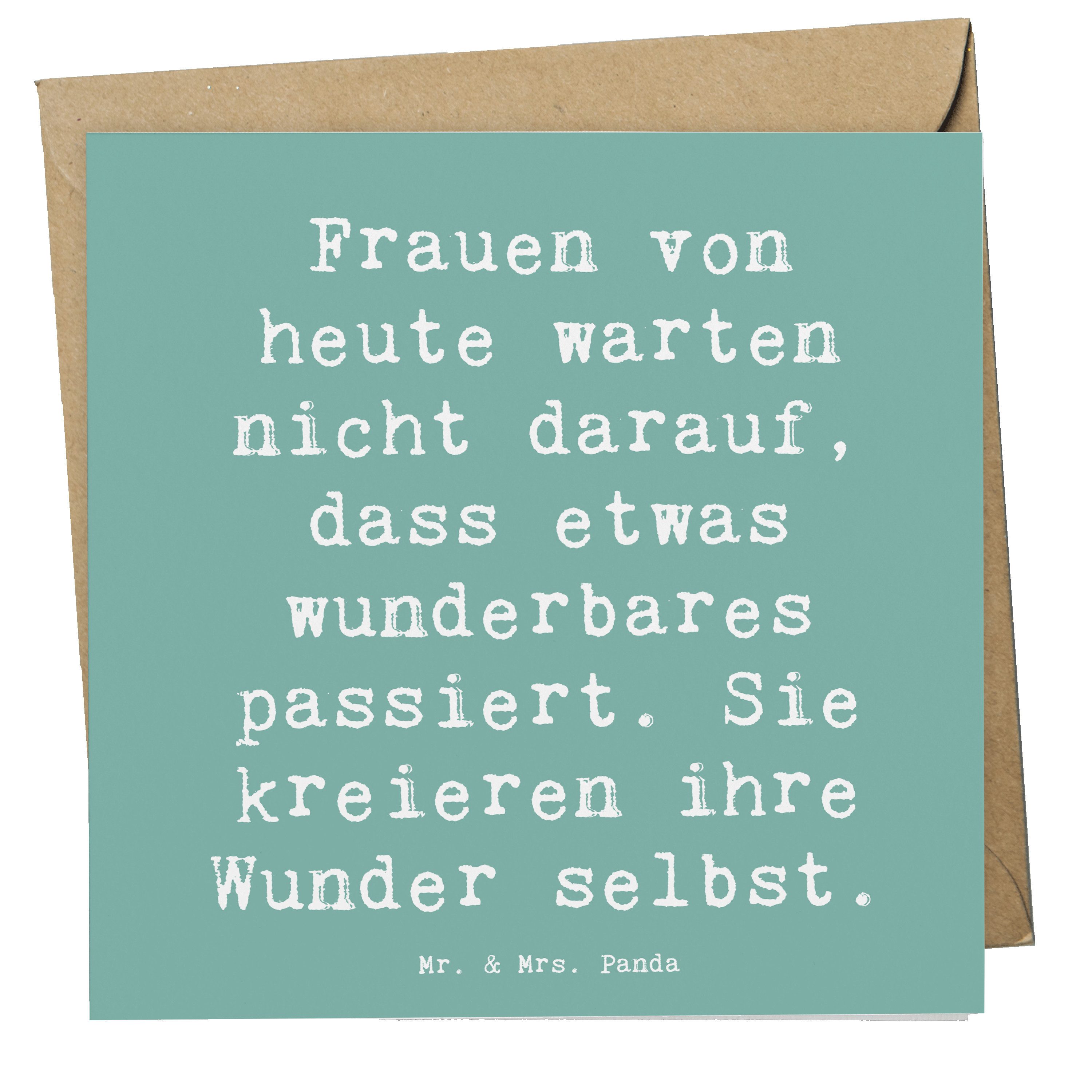 Grußkarte Hoffnung schaffen - Meeresbrise - Geschenk, Frauen von heute, Mut, St
