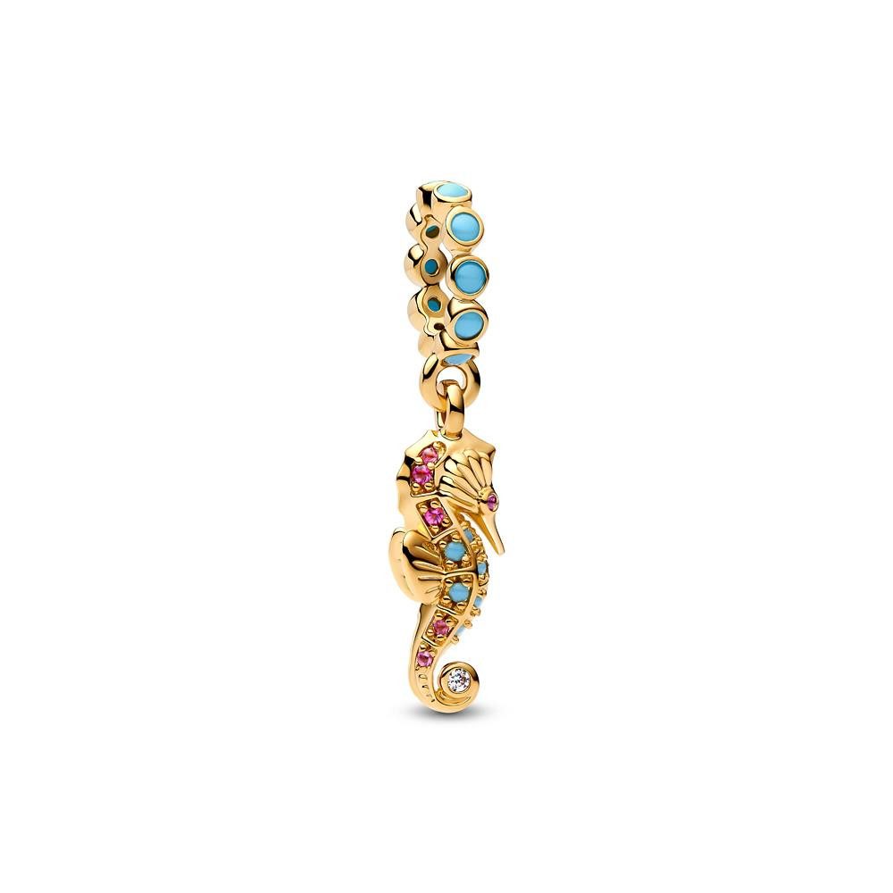 Pandora Charm-Einhänger Seepferdchen Charm-Anhänger, IP Gold von PANDORA Moments