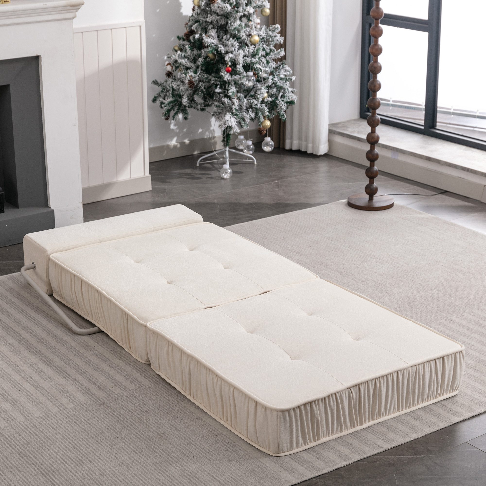 REDOM Sofa Modulares Klapp-Schlafsofa, Futon-Schlafsessel,abnehmbares Rückenkissen für Wohnzimmer 1 Teile