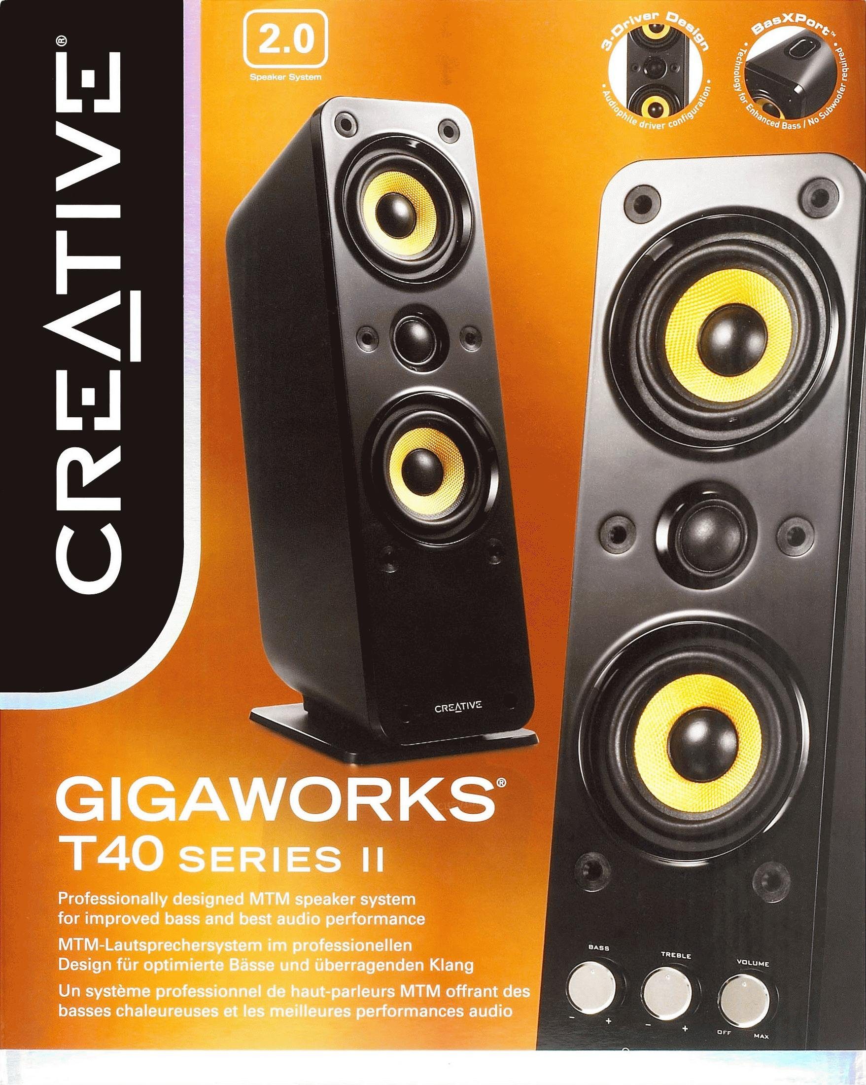 Creative Gigaworks T40 Series II 2.0 PC-Lautsprecher (16 W) online ...