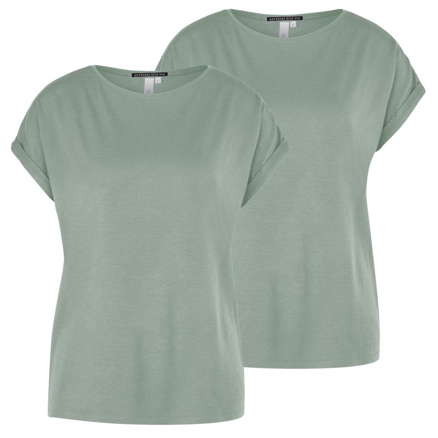 QS T-Shirt Basic kurzarm, Rundhals, modernes günstig online kaufen