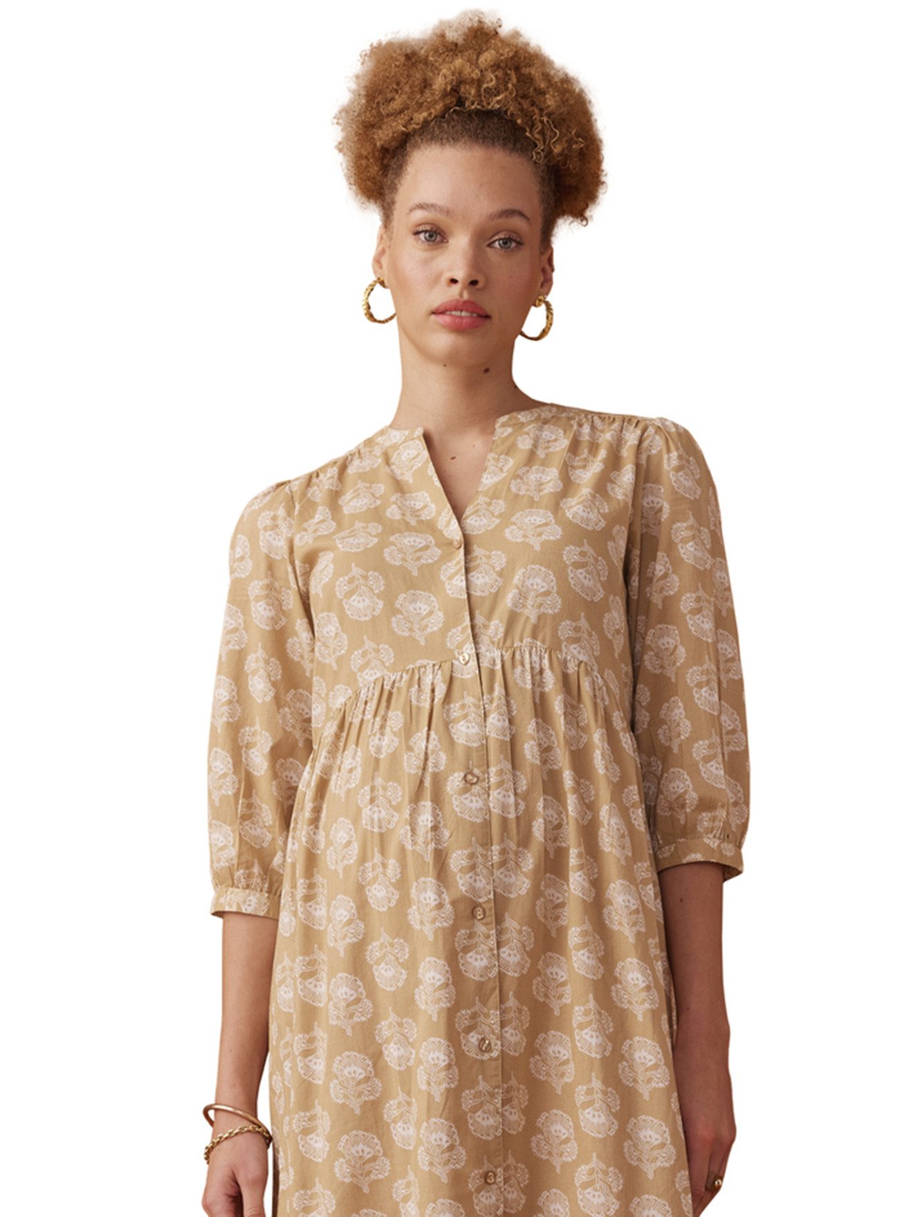 Envie de Fraise Umstandskleid Langes Boho-Kleid für Schwangerschaft & Stillzeit