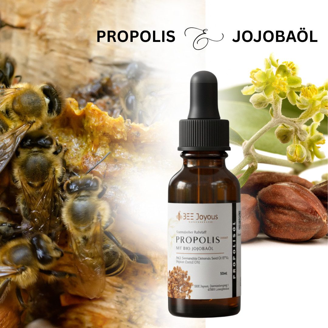 BEE Joyous Körperöl Propolisöl - Propolisextrakt mit Bio Jojobaöl, 1-tlg.