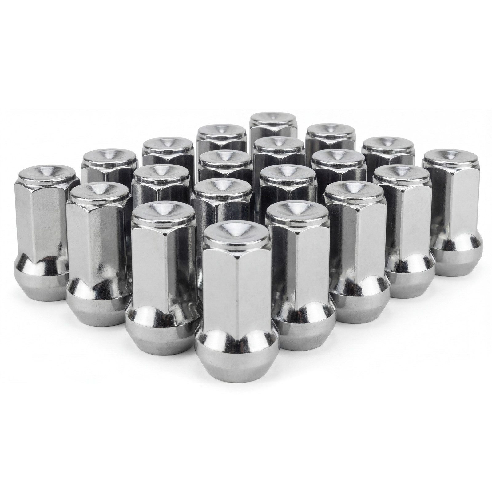 HASKYY Reifenmontagemaschine 20x Radmuttern Chrom M14x1,5x41 mm SW19 Kegel 60°
