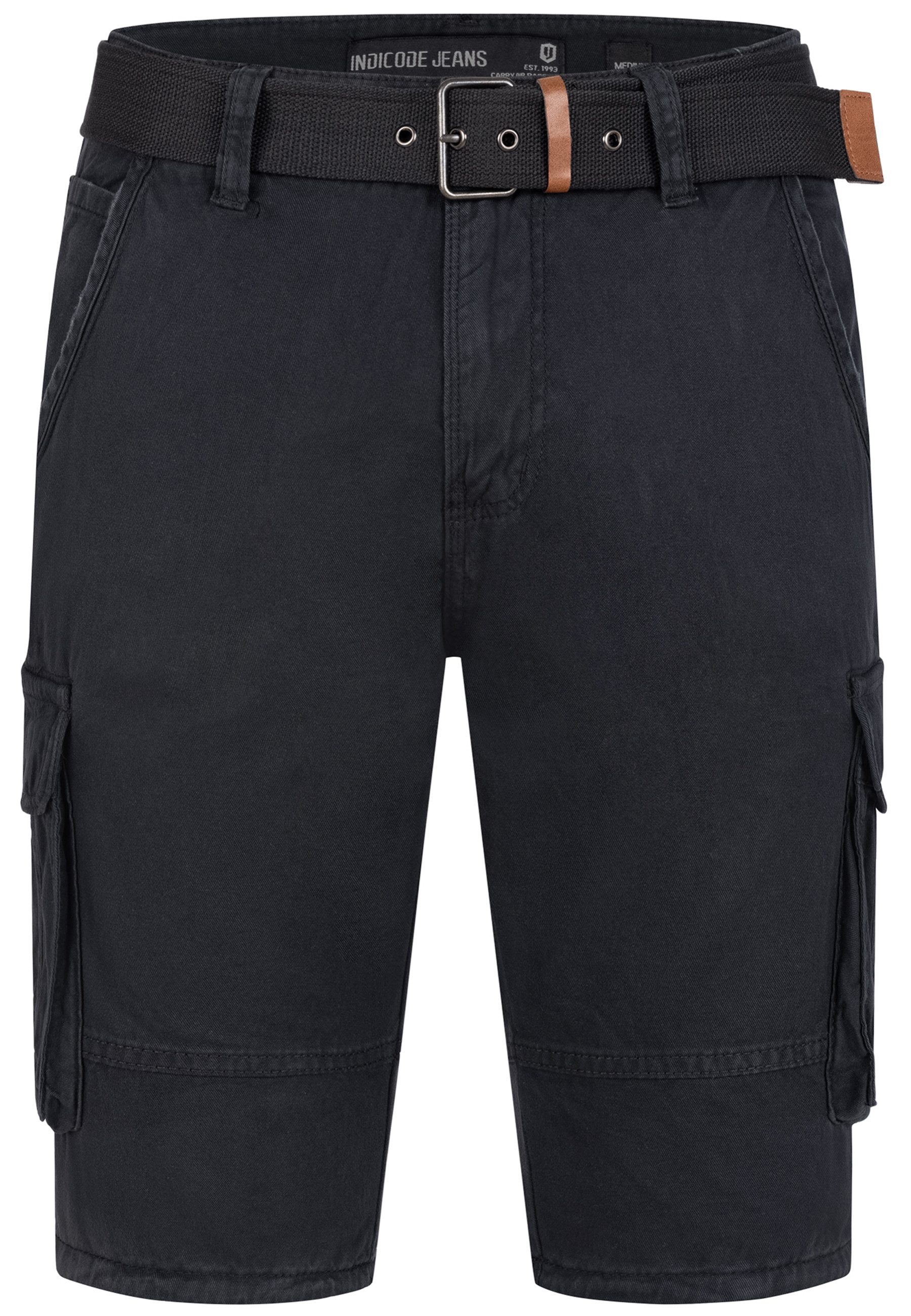 Indicode Cargoshorts Herren Monroe Cargo Cargo Shorts Herrenshorts mit 6 Ta günstig online kaufen