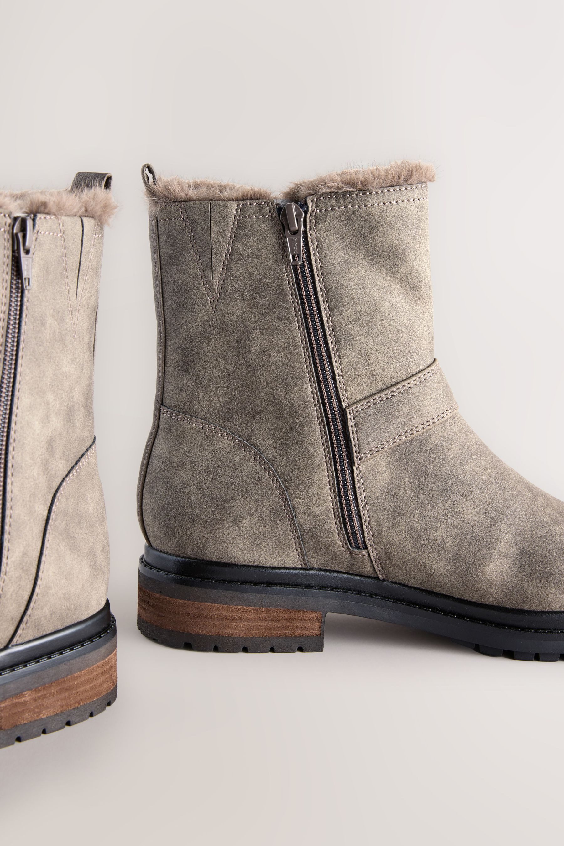 Next Forever Comfort® Stiefeletten mit Kunstfell Stiefelette (1-tlg)