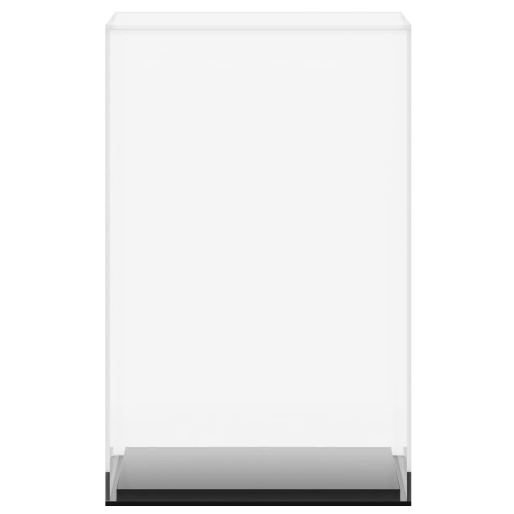 vidaXL Standfuß Vitrine Transparent 14x14x22 cm günstig online kaufen