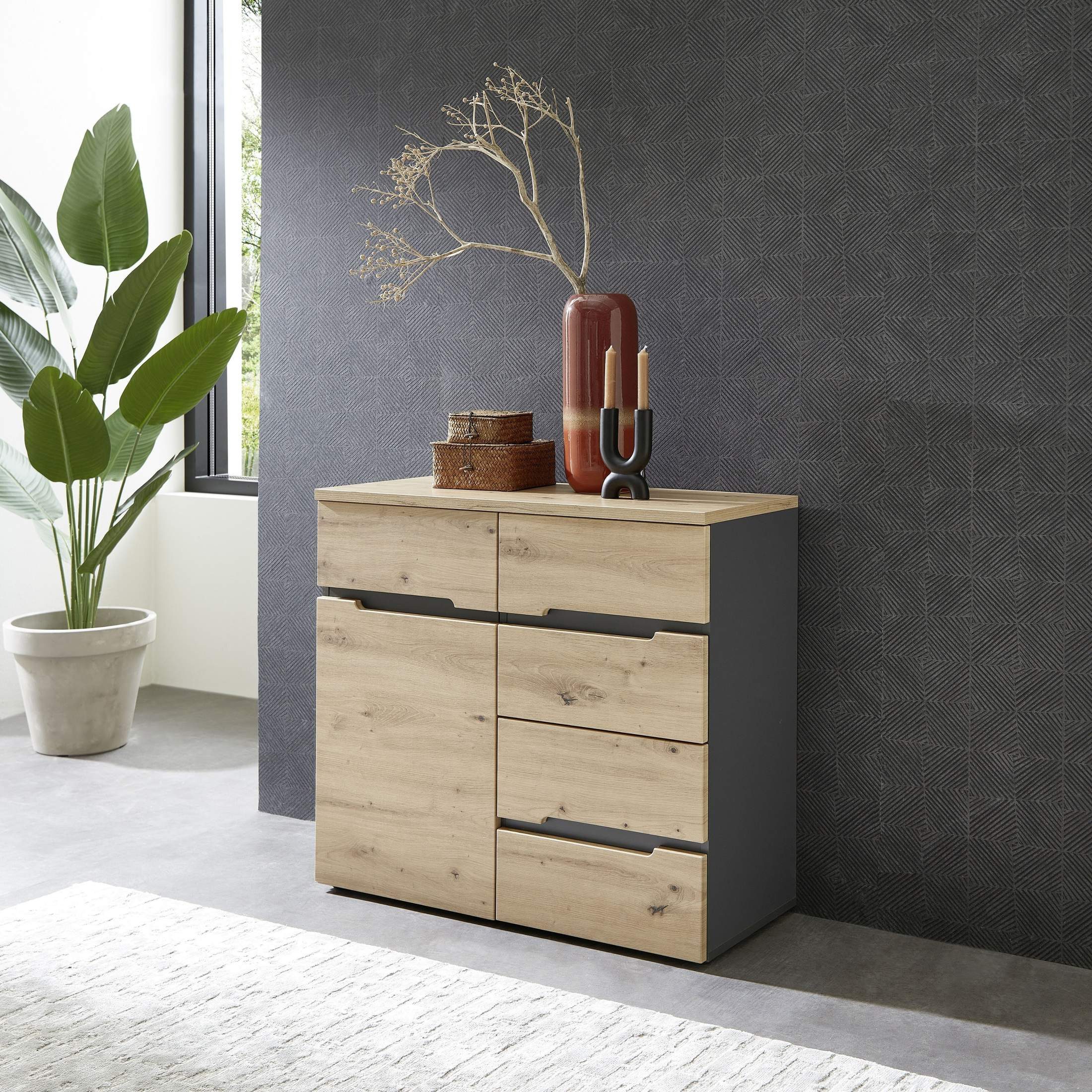 Innostyle Mehrzweckschrank Kommode MEMPHIS GH25 1-türig günstig online kaufen