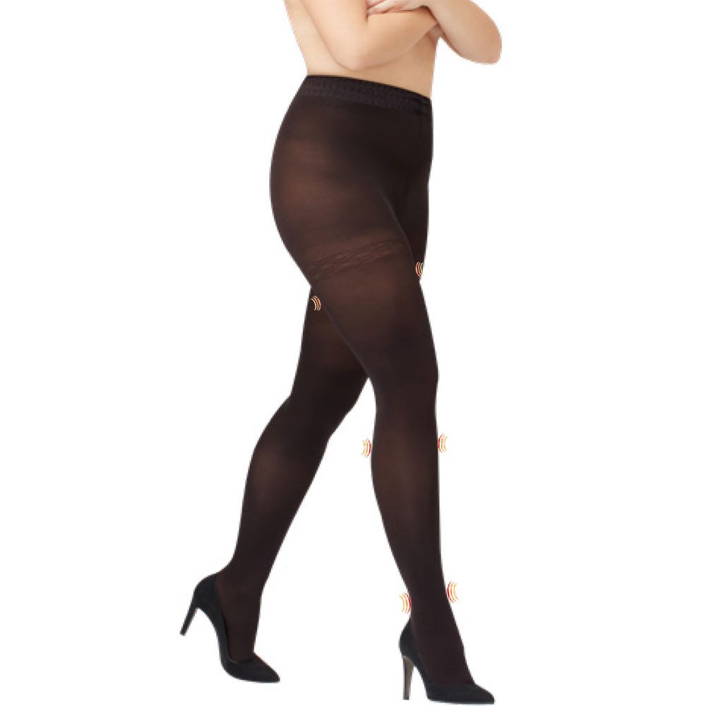 SOLIDEA Kompressionsstrümpfe Solidea Curvy 70 opaque Strumpfhose