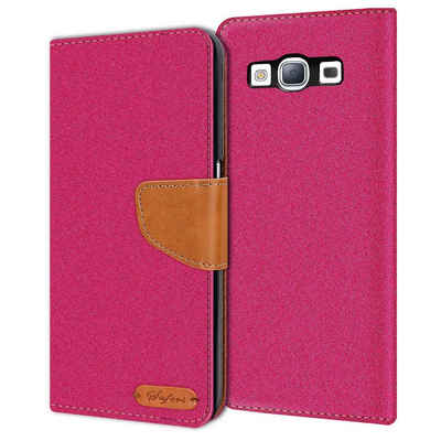 CoolGadget Handyhülle Denim Schutzhülle Flip Case für Samsung Galaxy S3 / S3 Neo 4,8 Zoll, Book Cover Handy Tasche Hülle für Samsung S3 Klapphülle