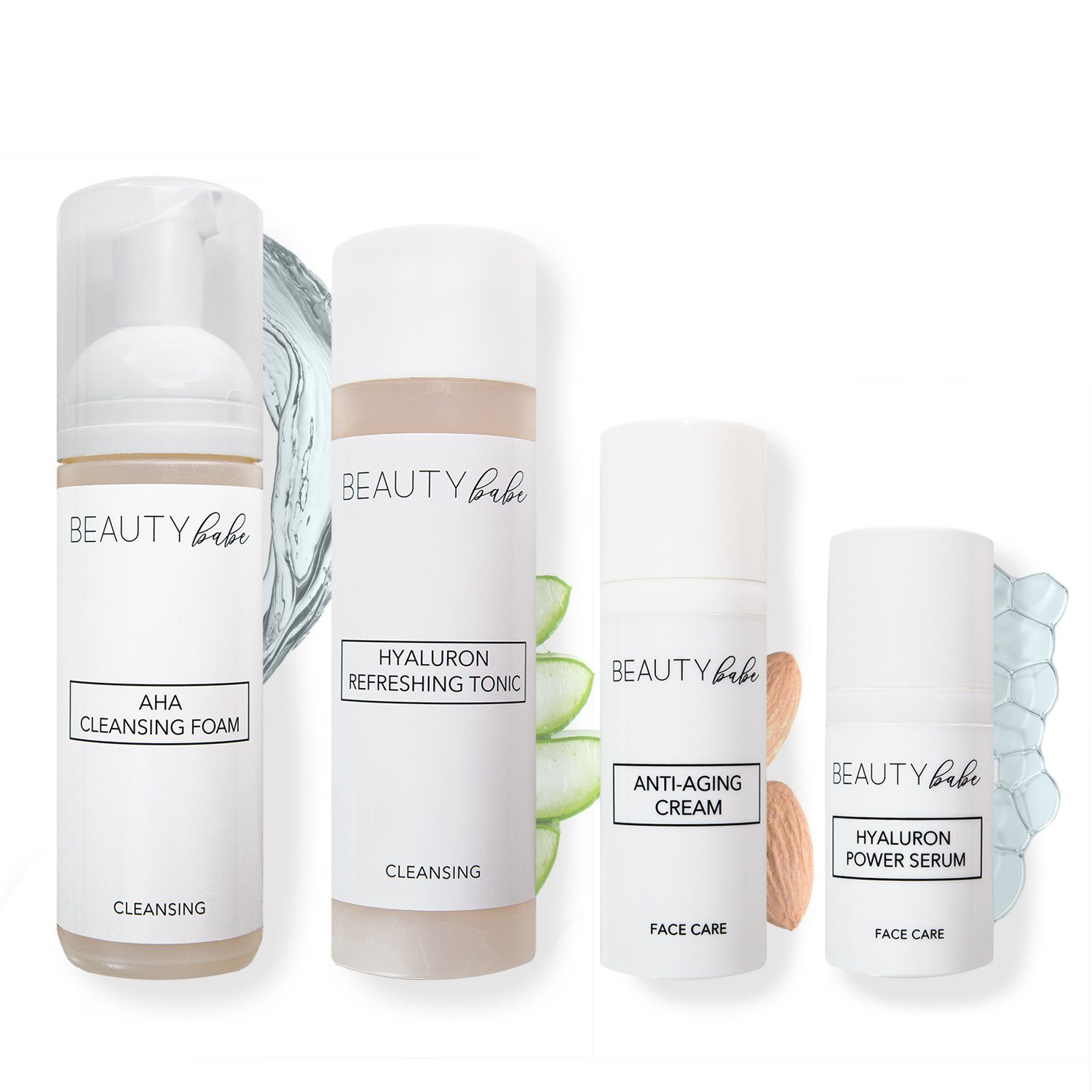 und Gesichtspflege-Set Das Care Routine Glow. Haut Pflegeset optimale für strahlende gesunden babe BEAUTY einen Skin Set,