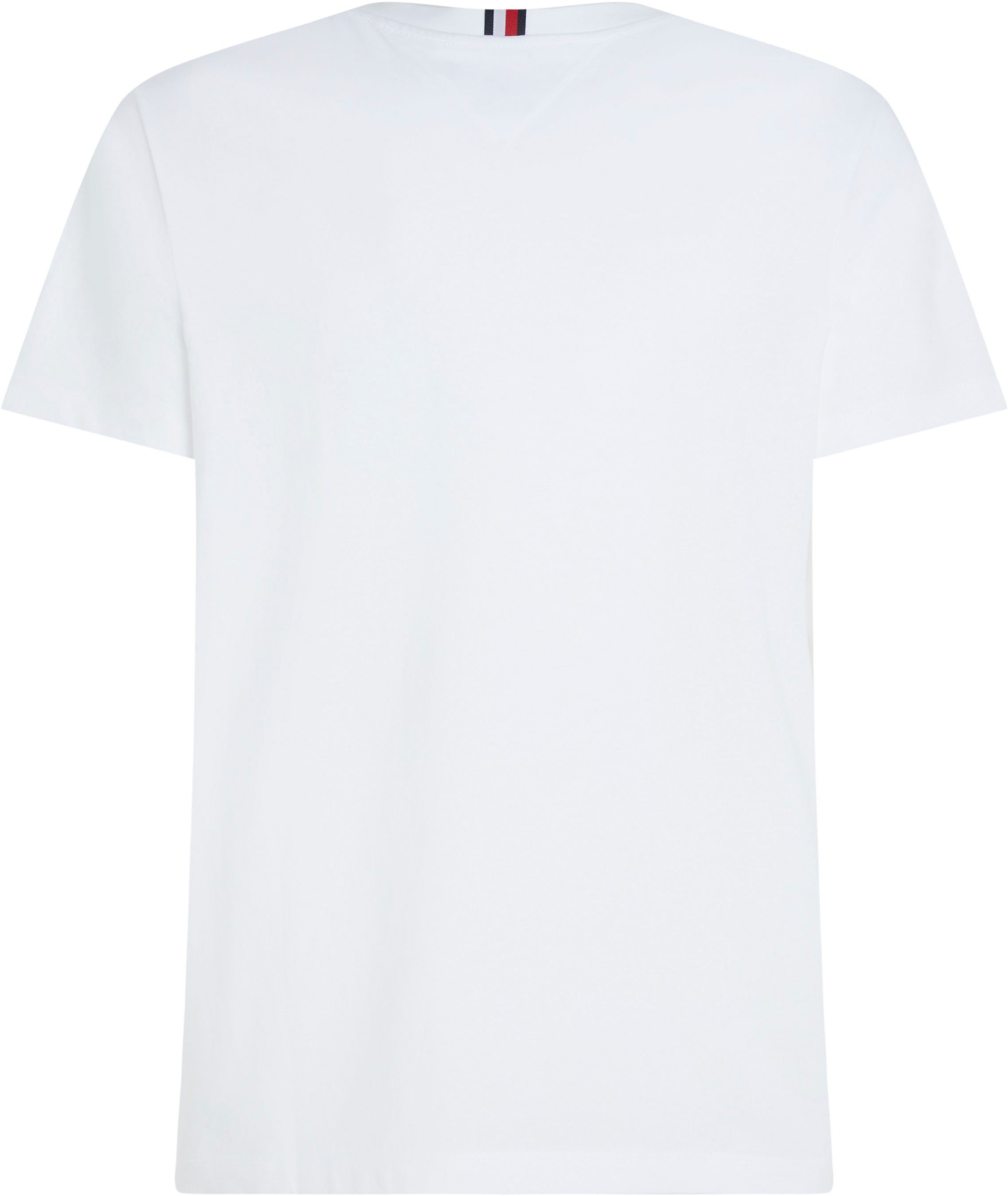 Tommy Hilfiger Big & Tall STRIPE CHEST White TEE-B BT-MONOTYPE T-Shirt