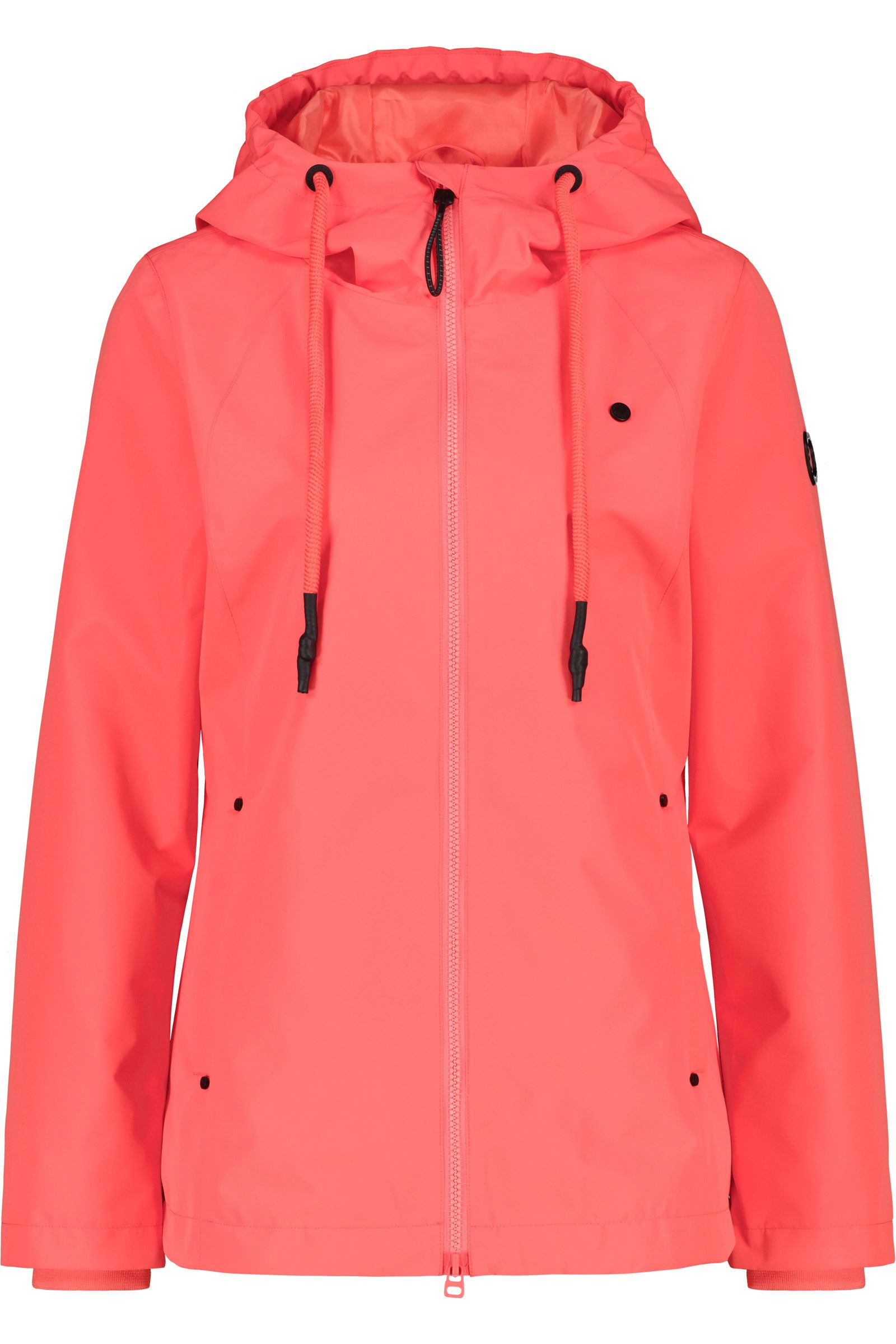Alife & Kickin Sommerjacke Damen PaolinaAK A Übergangsjacke, Jacke Übergangsjacke mit Kapuze und Tunnelzug in recyceltem Materialmix