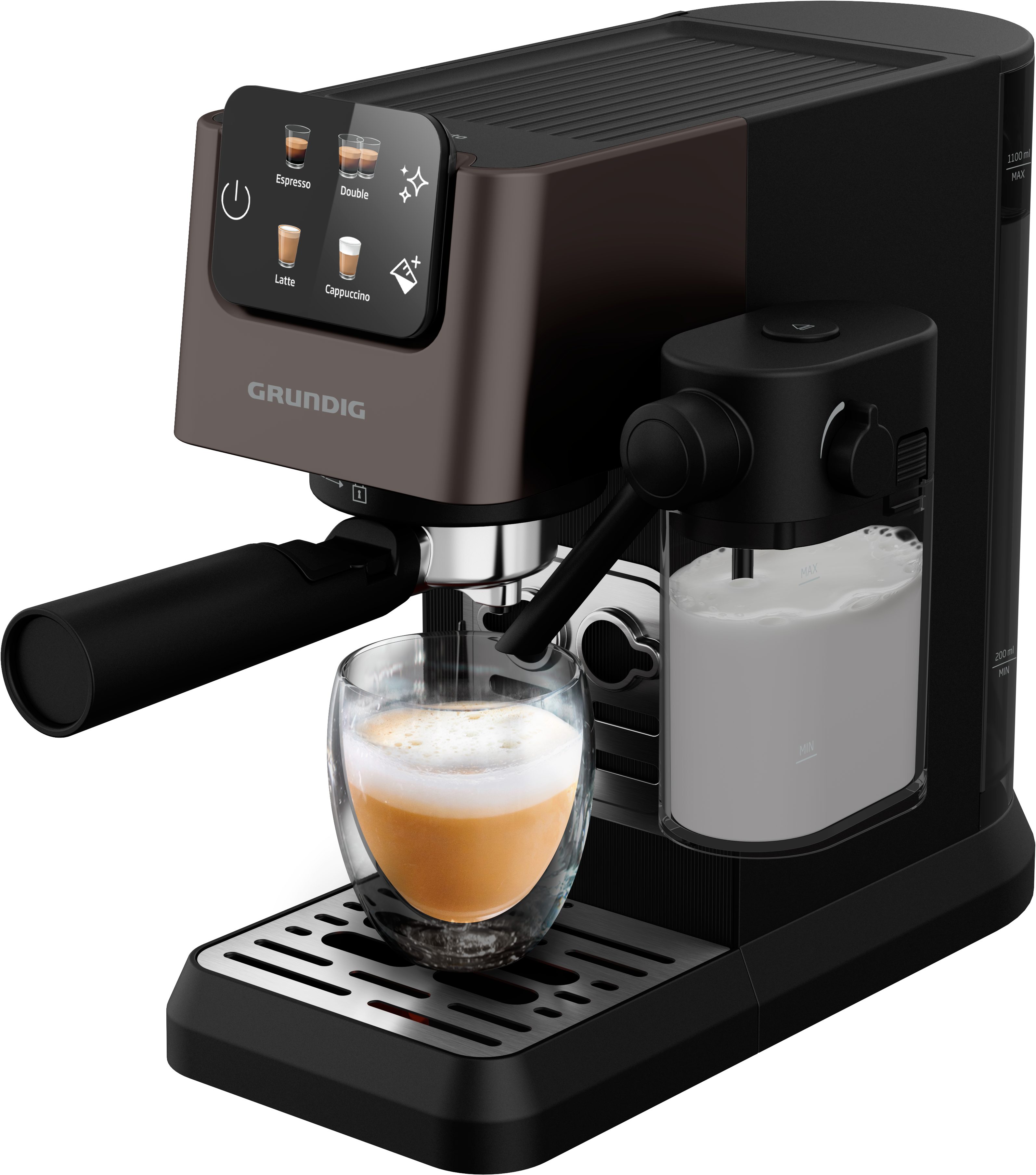 Grundig Espressomaschine KSM 5330, mit integriertem Milchbehälter