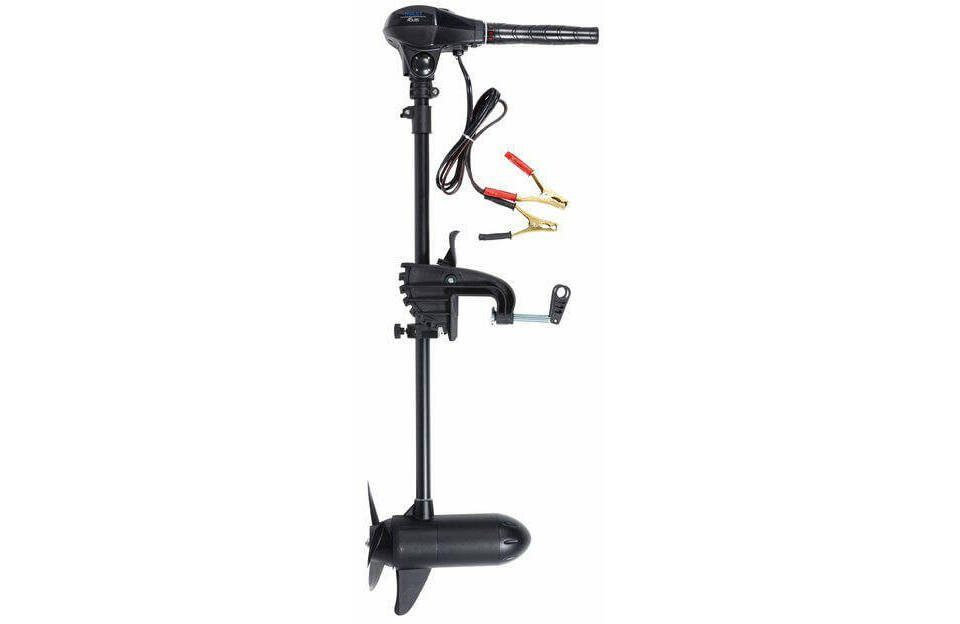 Nash Fishing Angelboot E-Motor Nash Boat Life 45lbs Elektro Außenborder, 5 Vor- und 3 Rückwärtsgänge, Schaftlänge 82cm