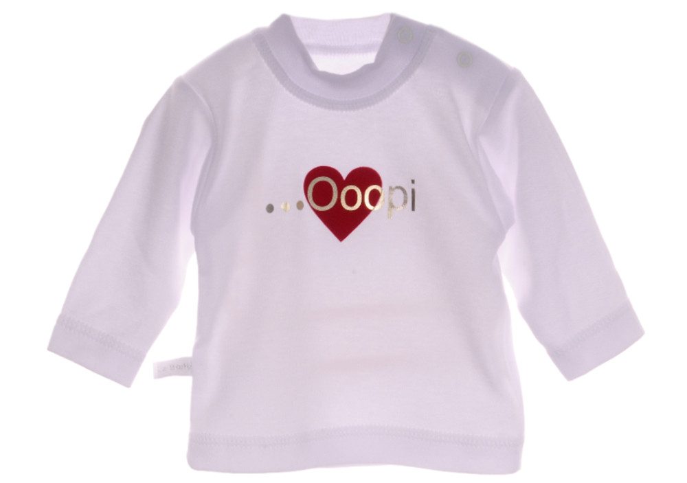 La Bortini Langarmshirt & Hose Baby Anzug in Weiß Mütze Schlupfhose Shirt aus reiner Baumwolle, 44 50 56 62 68 74 80