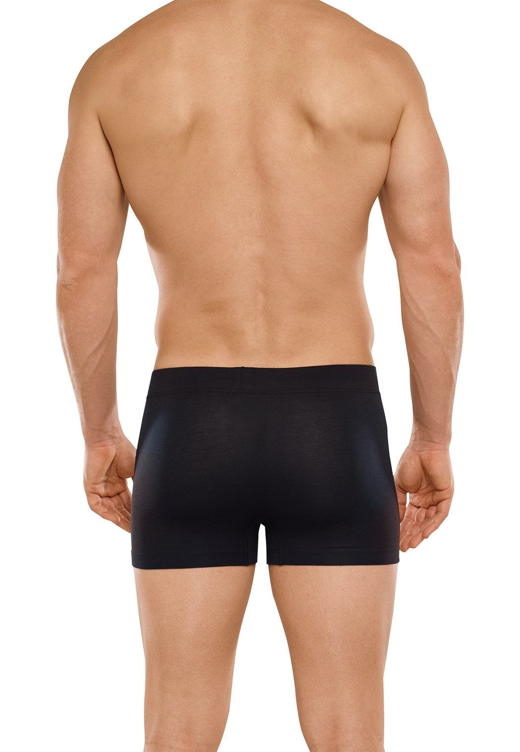 Schiesser Boxershorts Long Life Soft Unterwäsche blauschwarz Herren