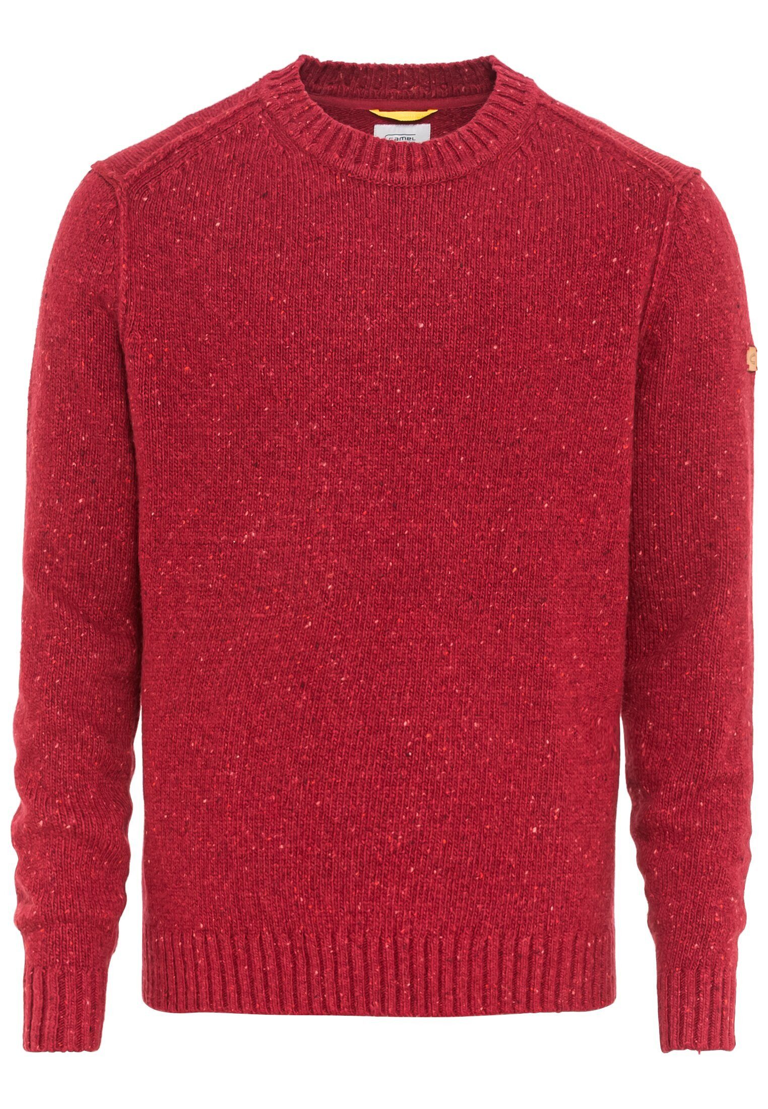 Camel Active Herren-Strickpullover Aus Leinen-Baumwoll-Mix – Leichter Sommerpulli Im Regular Fit