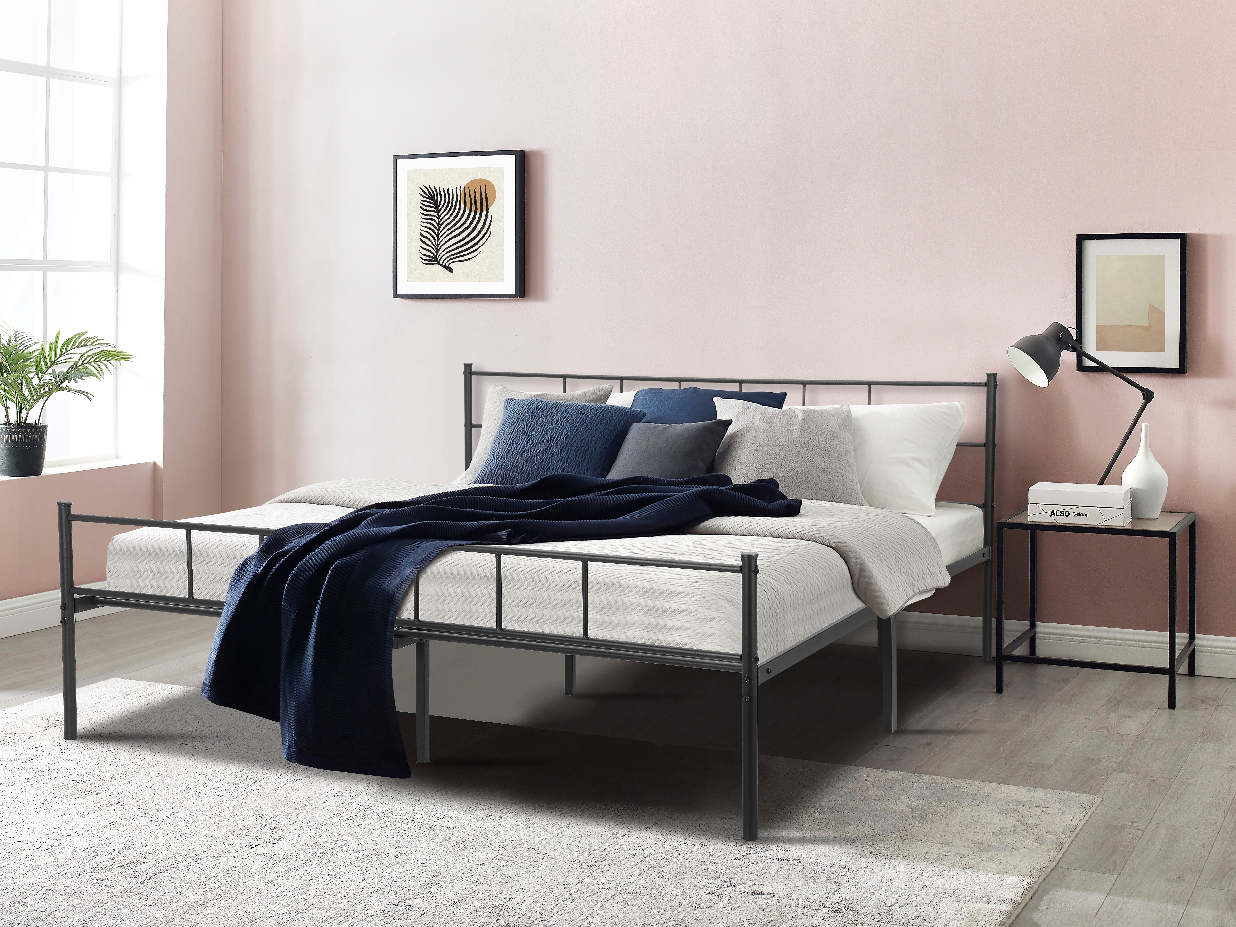 INOSIGN Metallbett Amrum Bett Bettgestell Bettrahmen Einzelbett Doppelbett günstig online kaufen